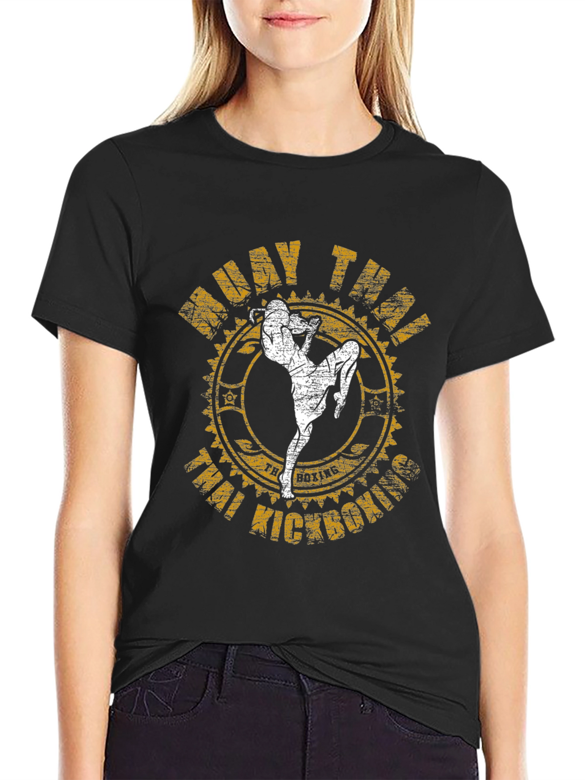 Muay Thai Thai Kickboxing Graphic T-Shirt
