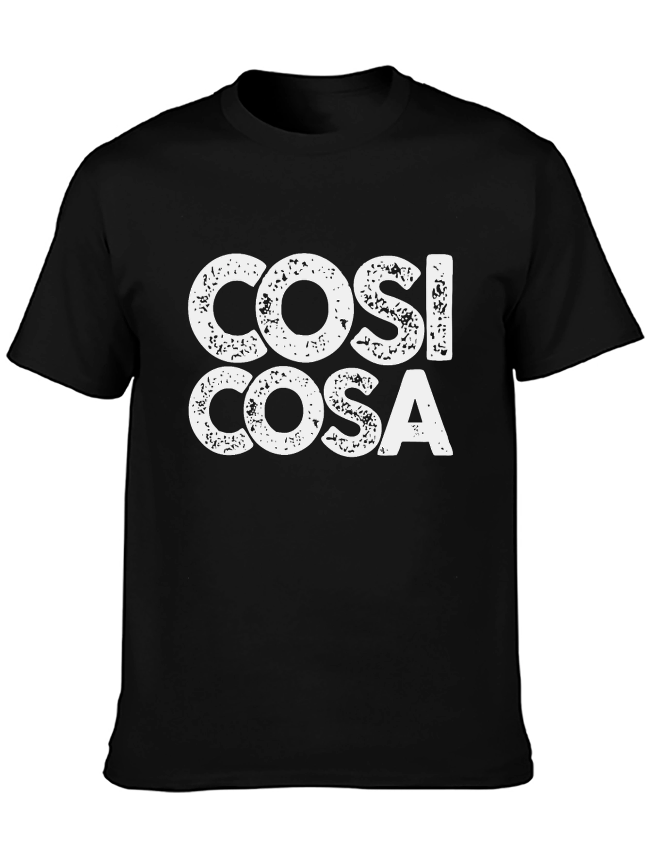 Cosi Cosa Mens Black T-Shirt