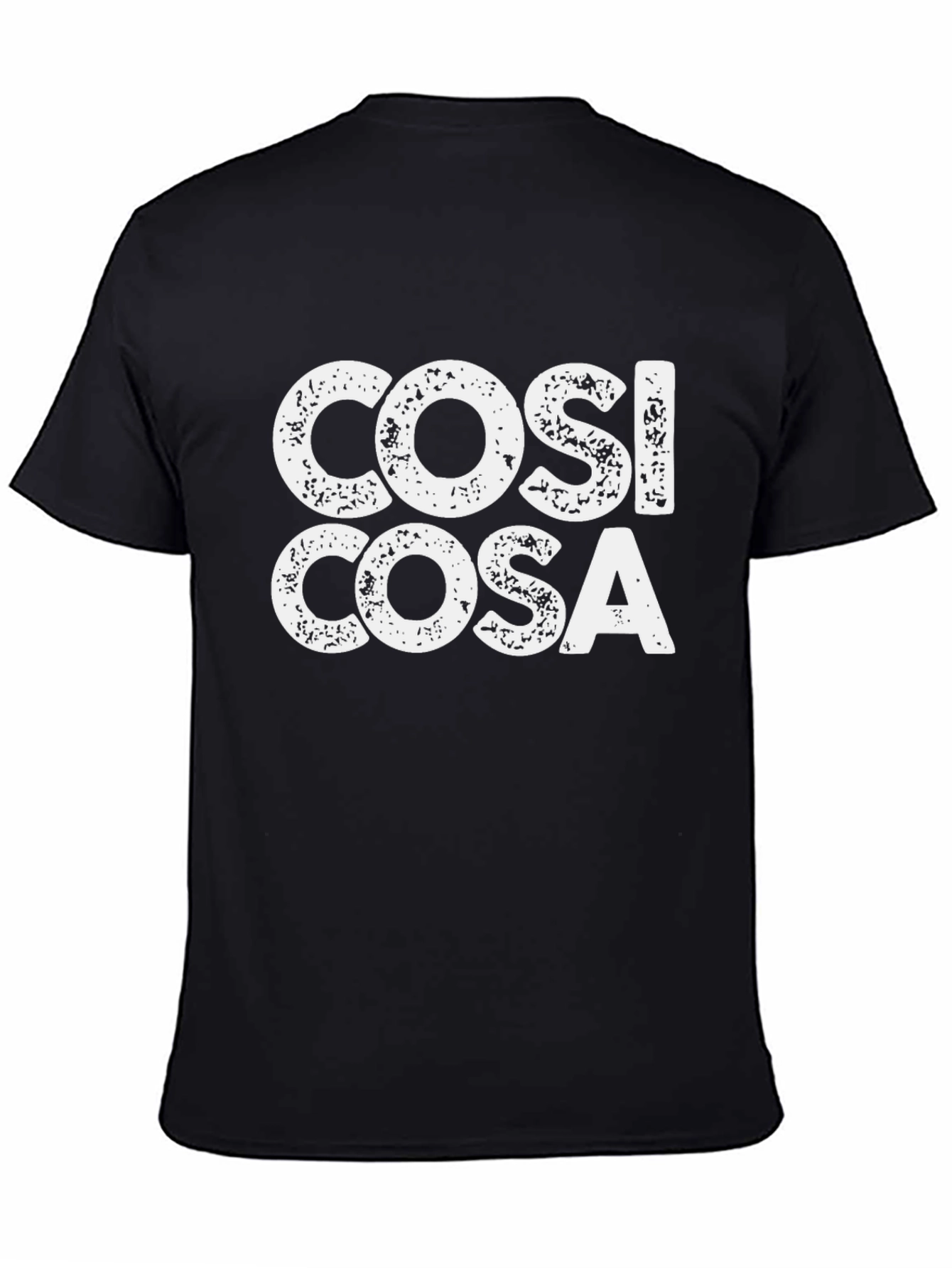 Cosi Cosa Mens Black T-Shirt