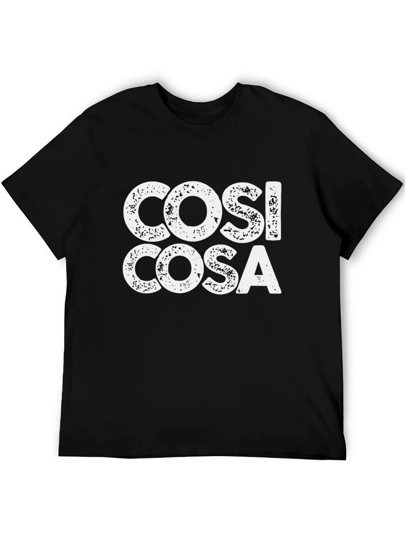 Cosi Cosa Mens Black T-Shirt