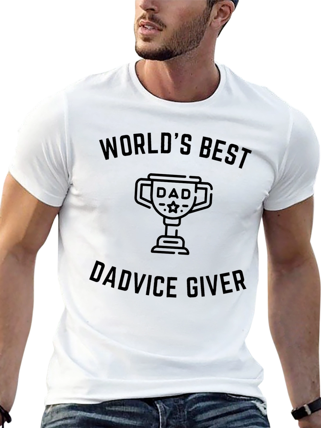 Worlds Best Dadvice Giver Graphic Tee