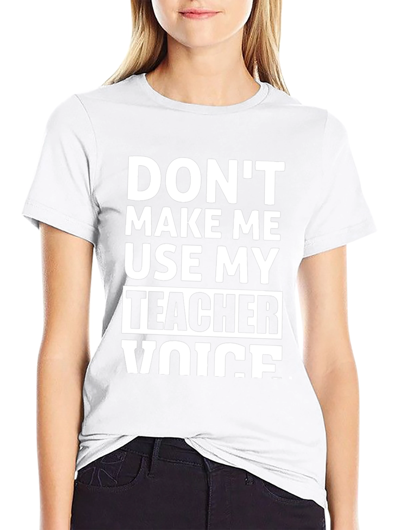 Teacher Voice T-Shirt - Funny School Apparel