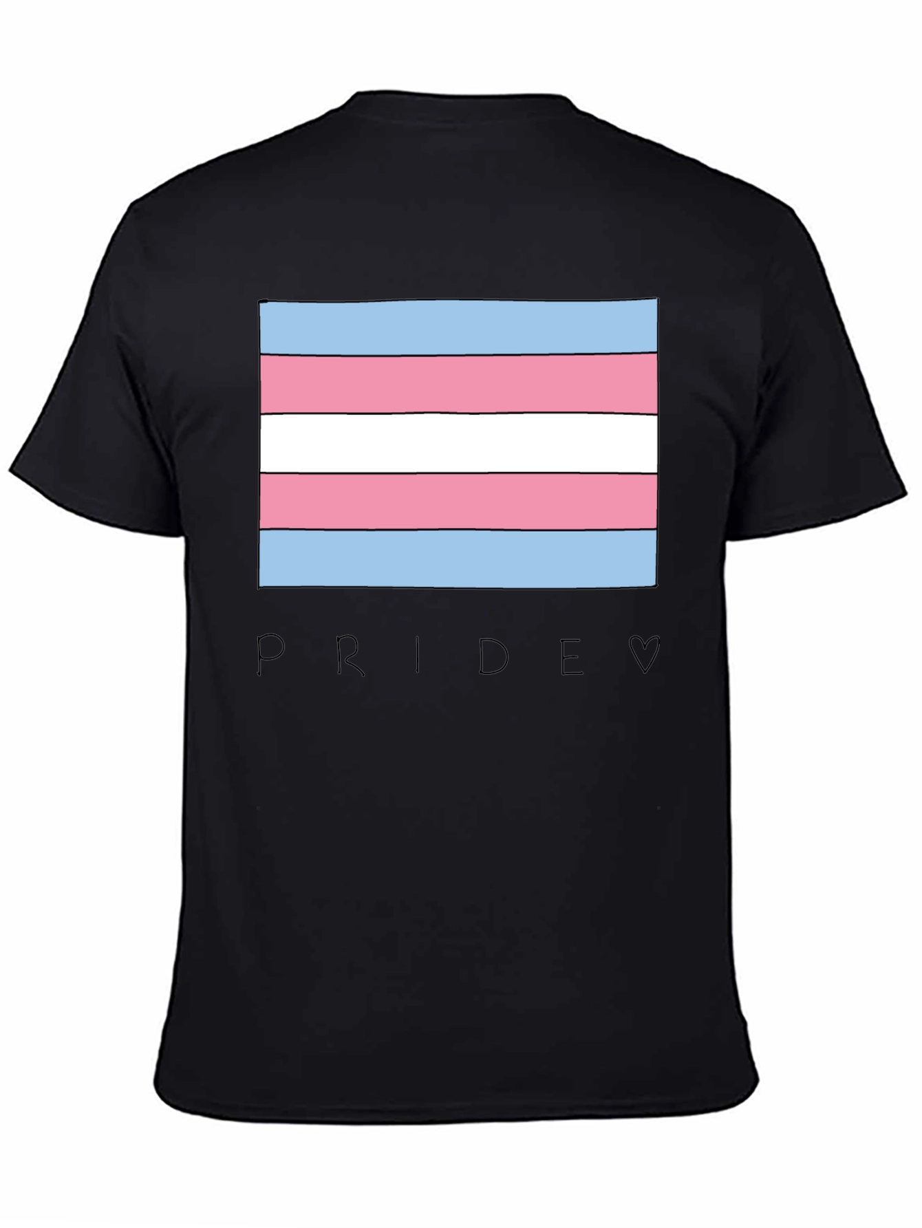 Transgender Pride Flag Graphic T-Shirt