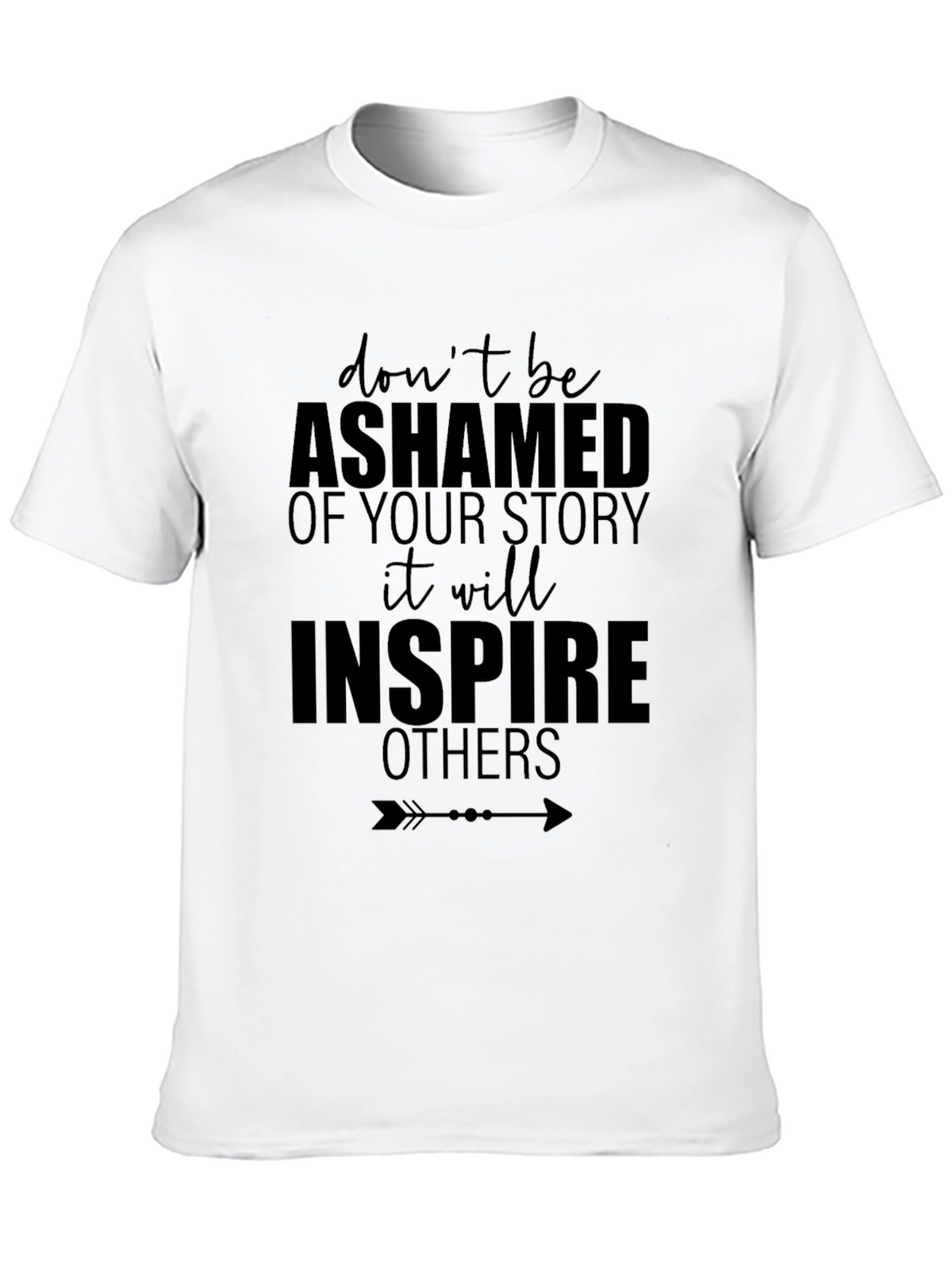 Inspirational Story T-Shirt - Black