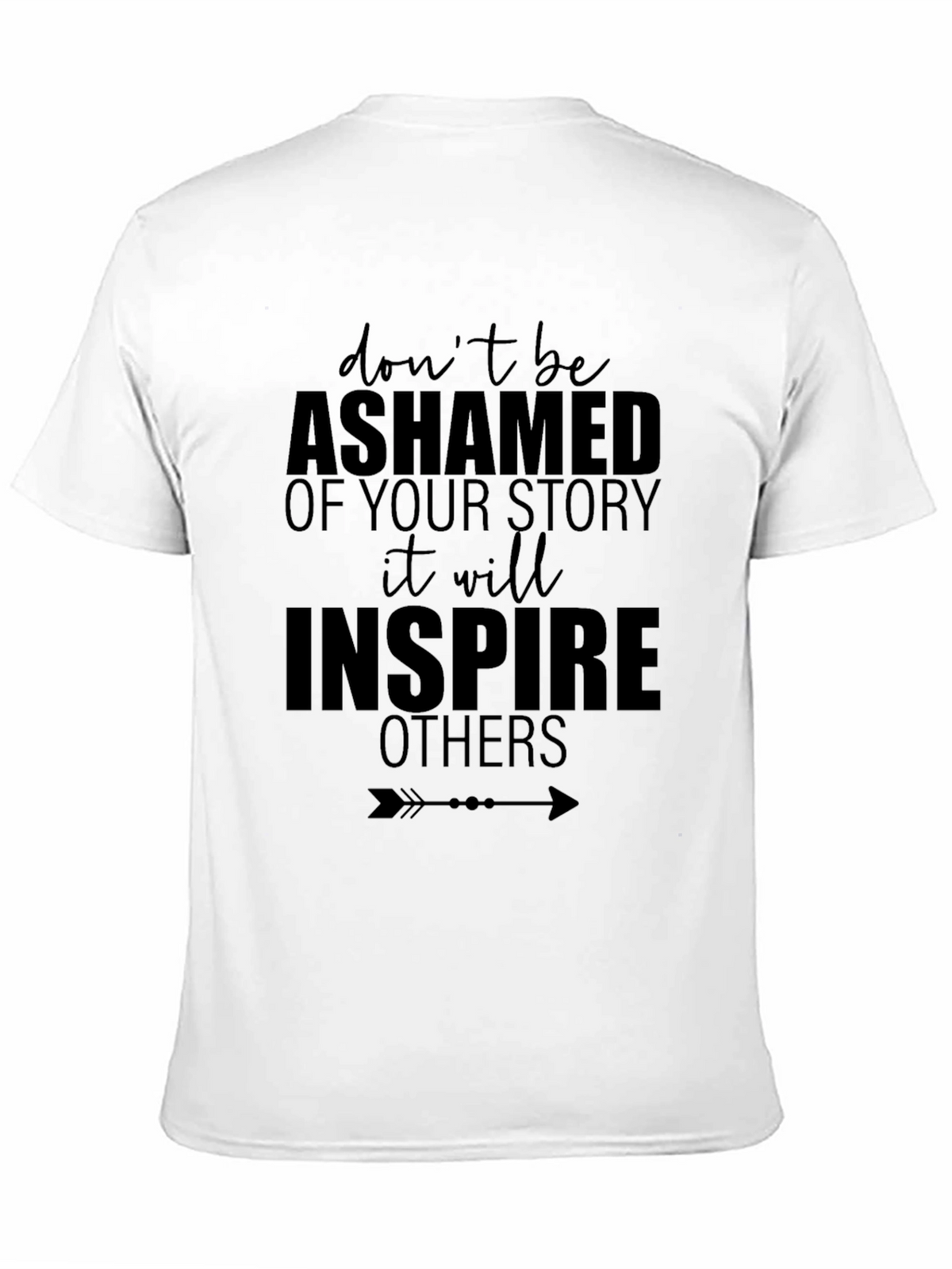 Inspirational Story T-Shirt - Black