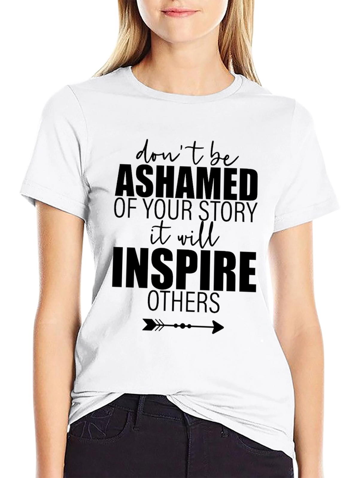 Inspirational Story T-Shirt - Black