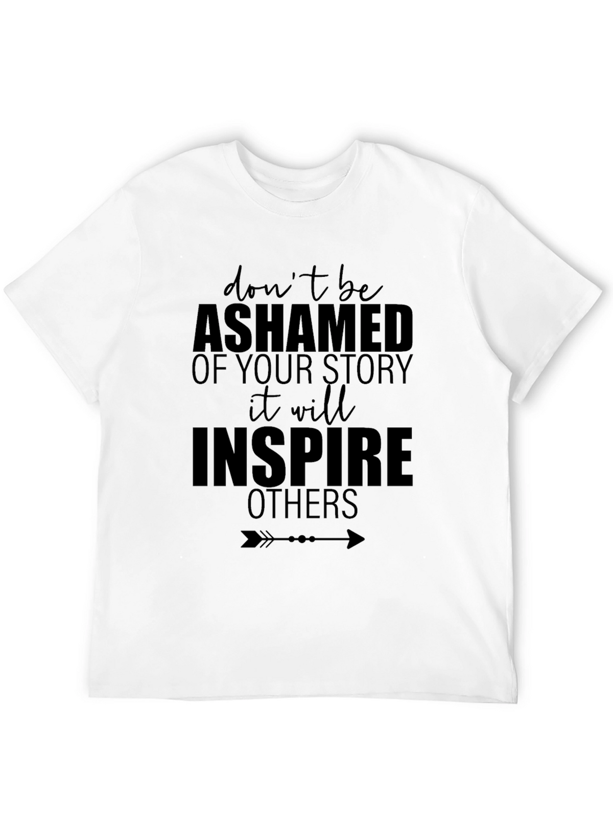 Inspirational Story T-Shirt - Black
