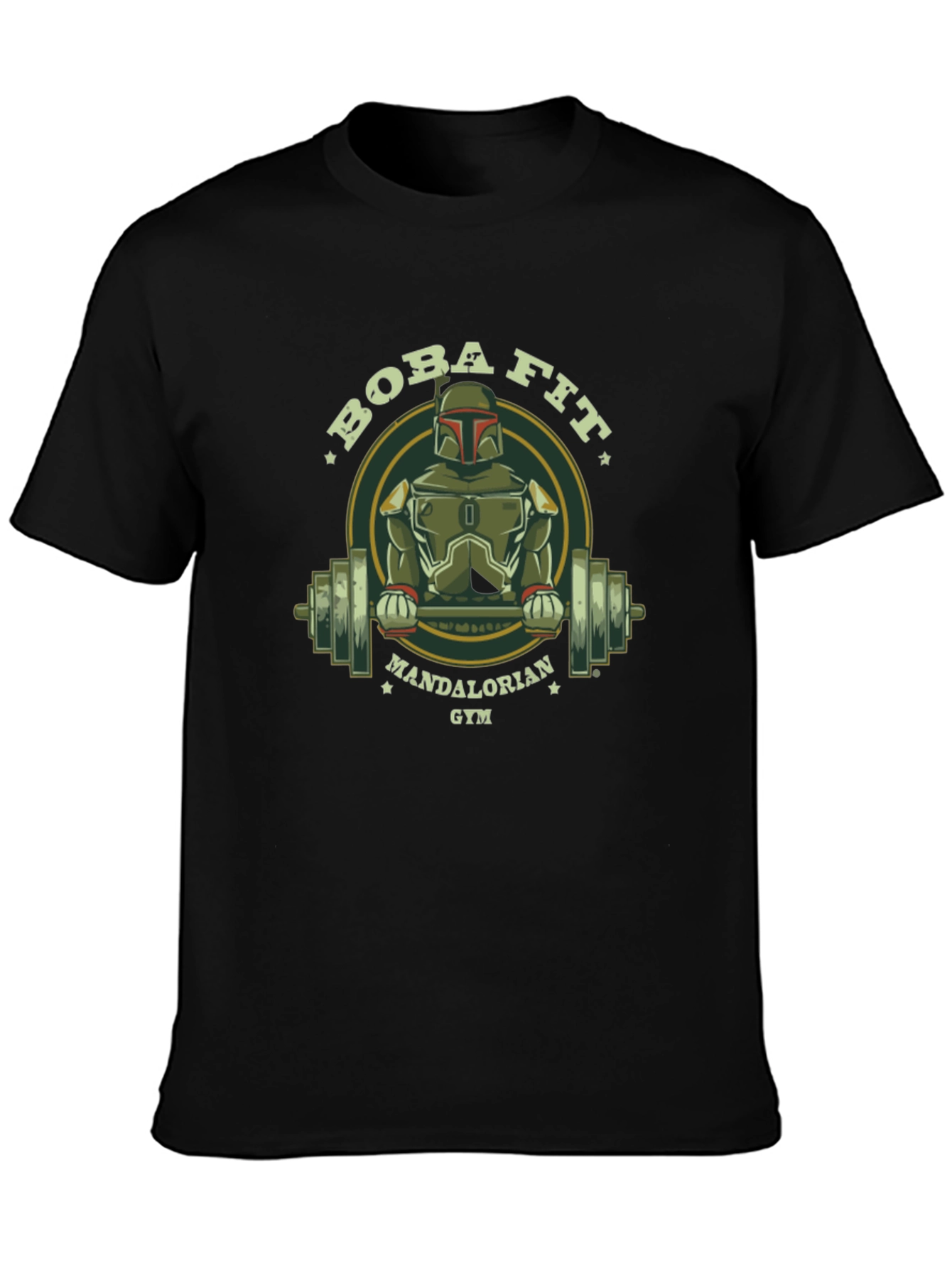 Boba Fit Mandalorian Gym T-Shirt