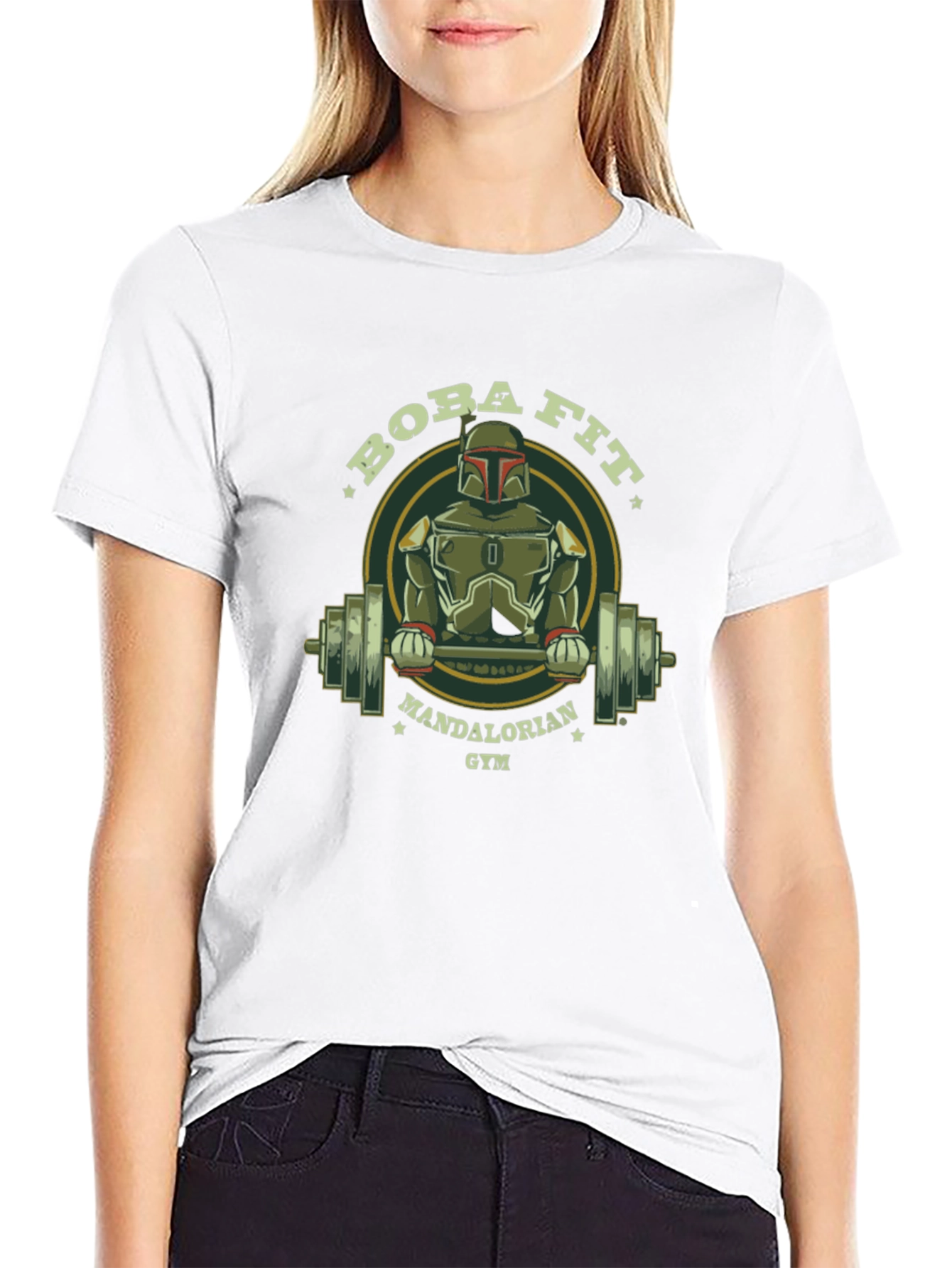 Boba Fit Mandalorian Gym T-Shirt