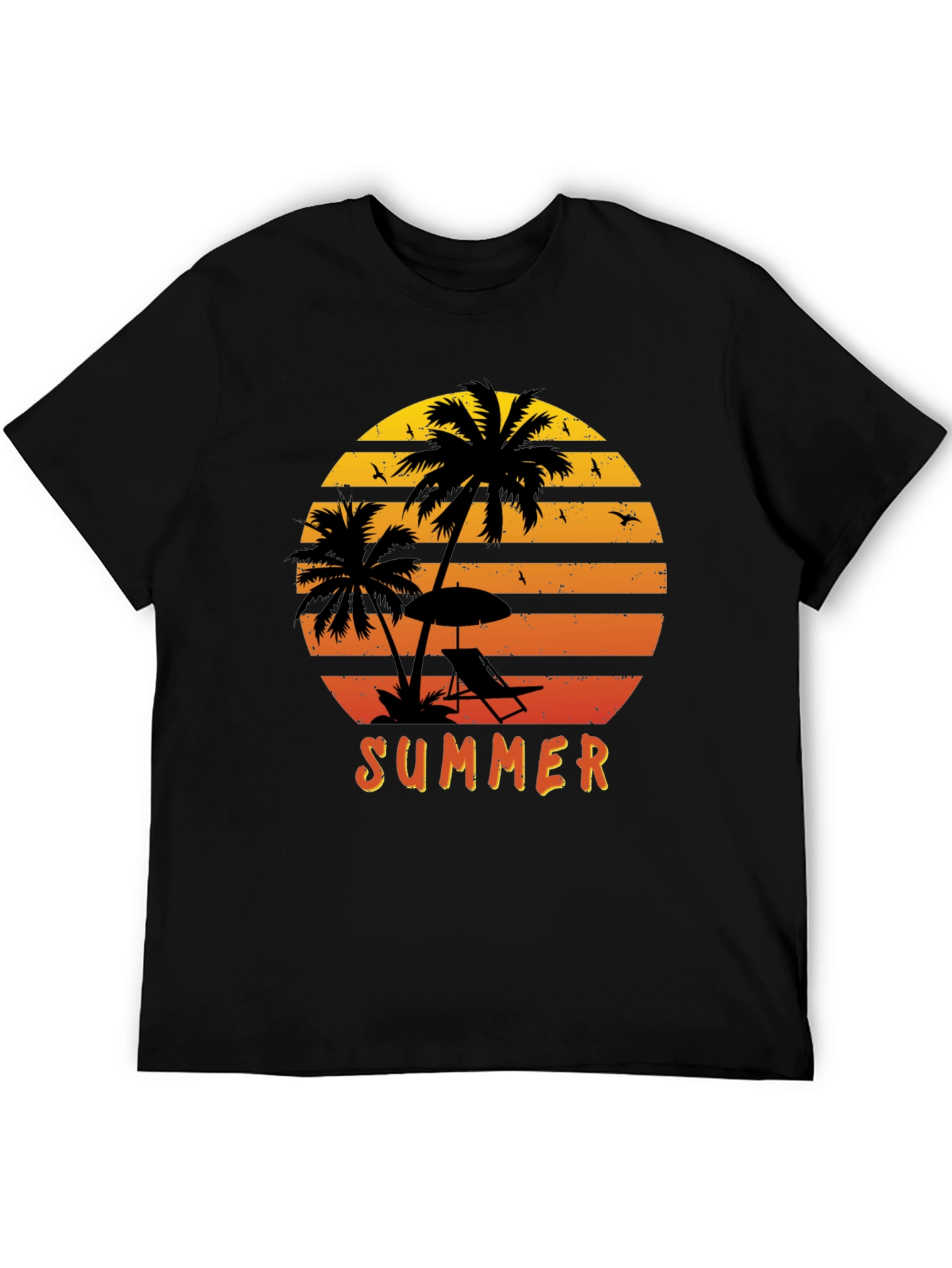 Summer Sunset Palm Tree T-Shirt