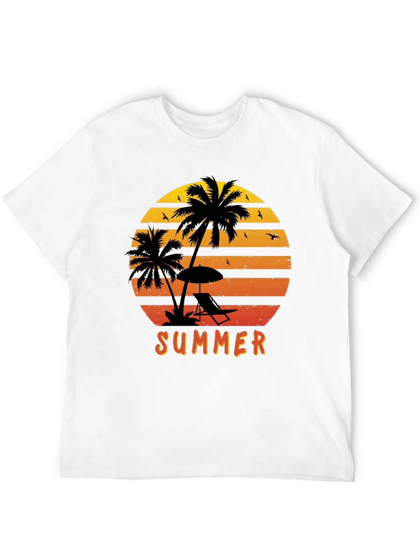 Summer Sunset Palm Tree T-Shirt
