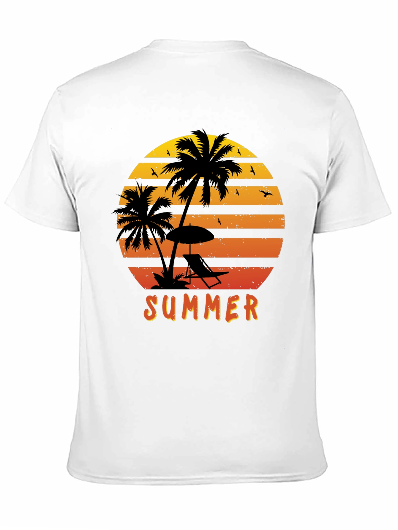 Summer Sunset Palm Tree T-Shirt