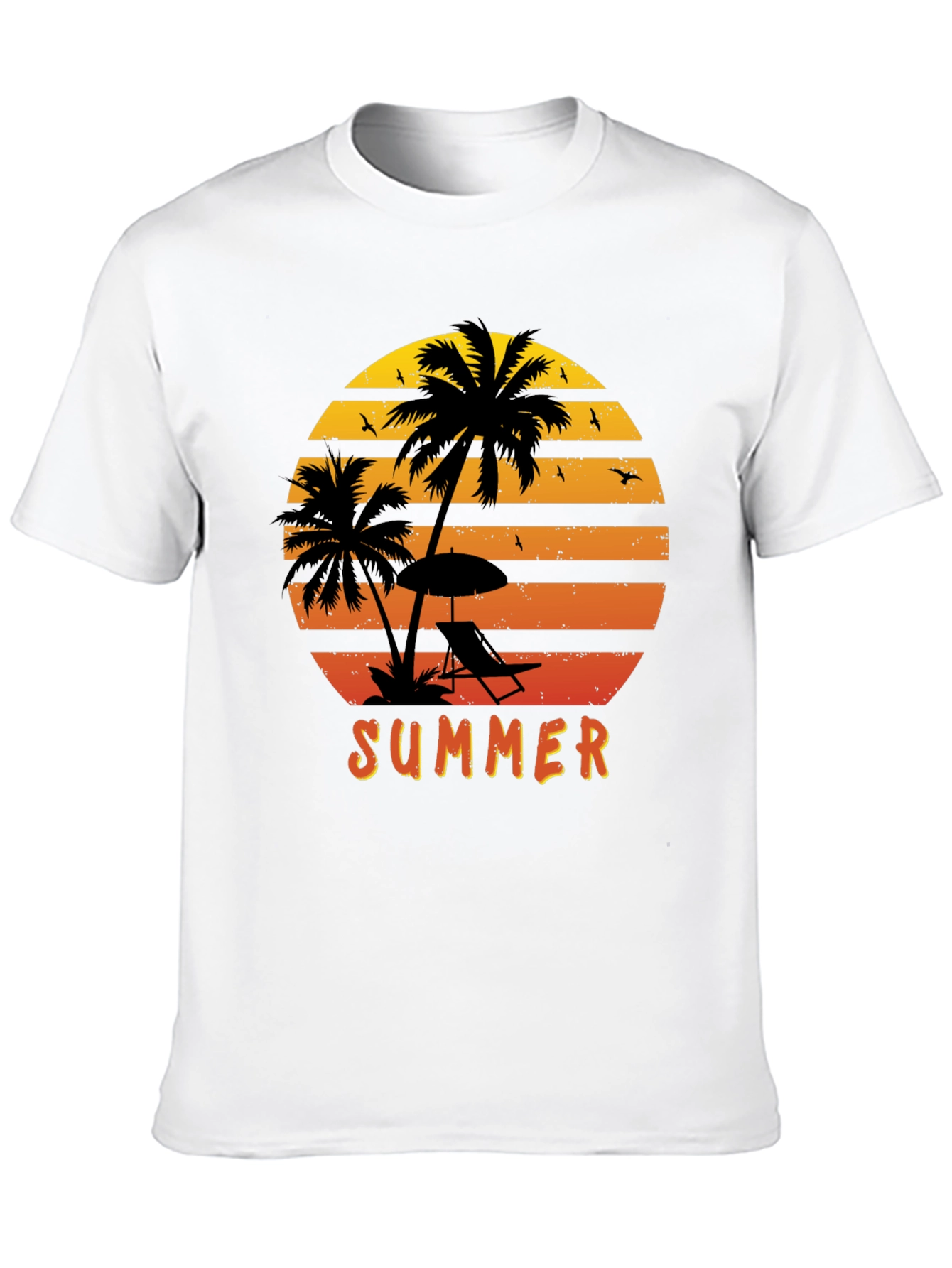 Summer Sunset Palm Tree T-Shirt