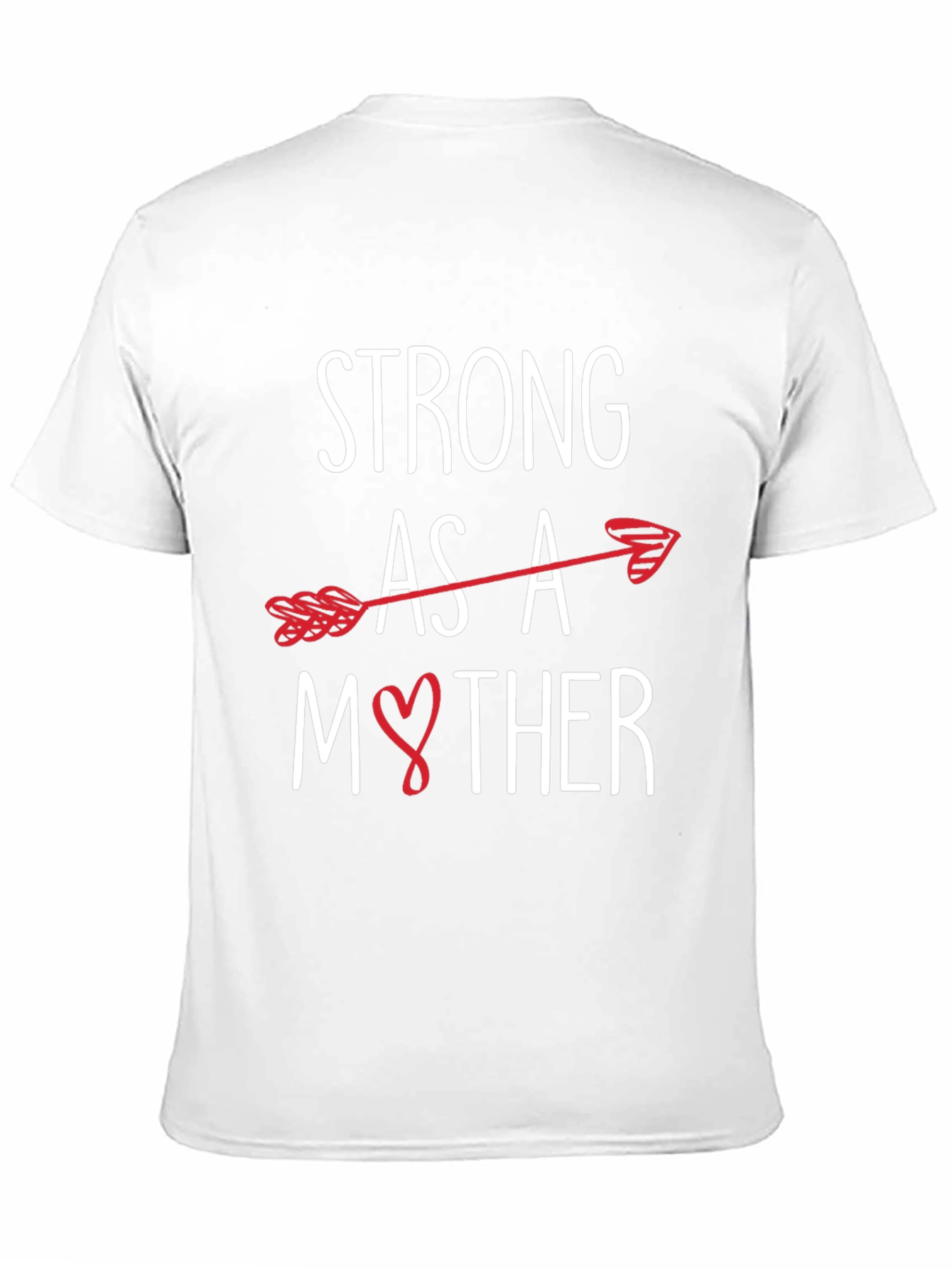 Strong As A Mother Arrow Heart Graphic Tee