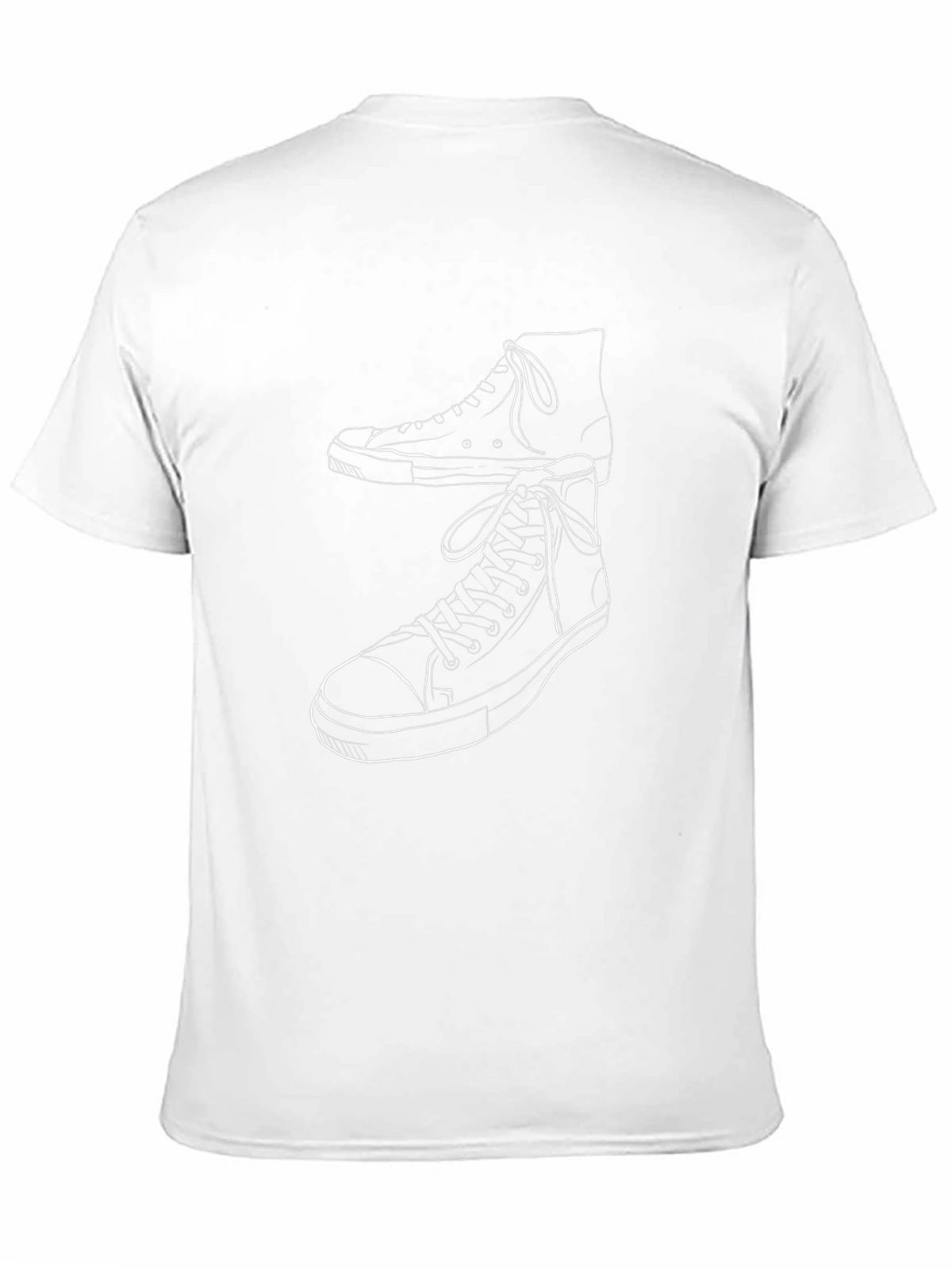 Cool Graphic Tee - Shoe Art Black T-Shirt