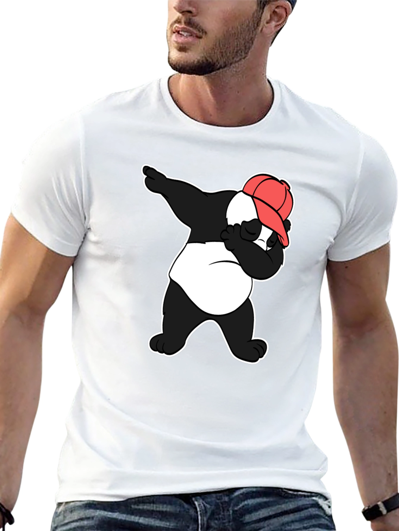 Dabbing Panda T-Shirt - Cool Graphic Tee