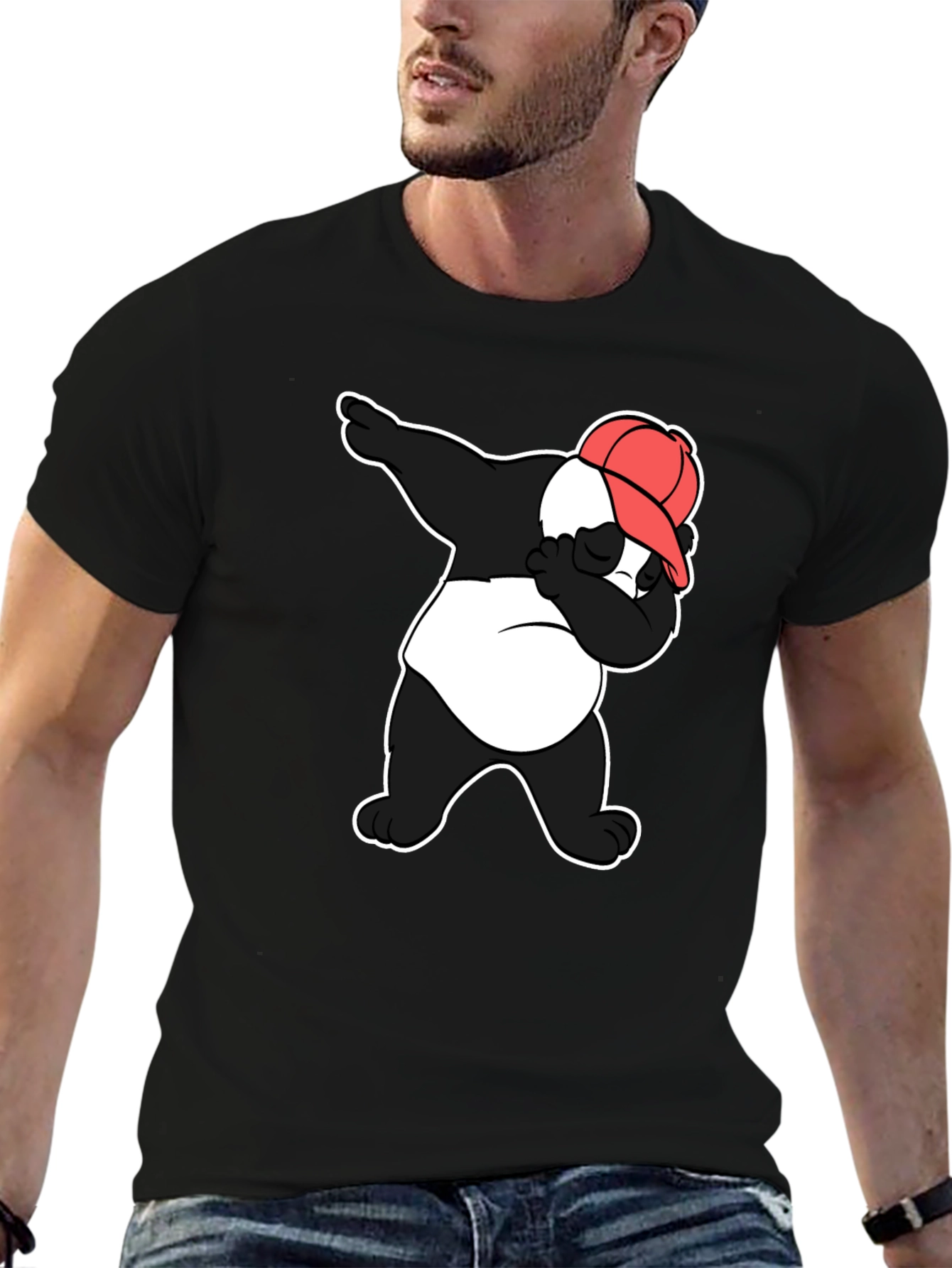 Dabbing Panda T-Shirt - Cool Graphic Tee