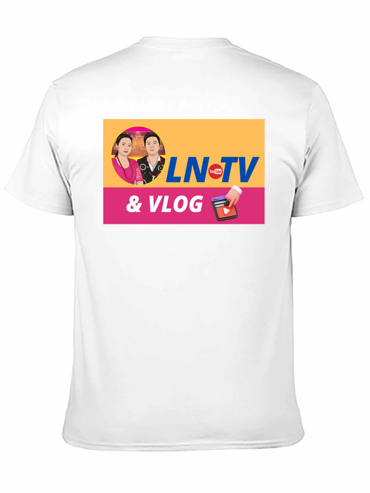 LN TV & Vlog Black T-Shirt