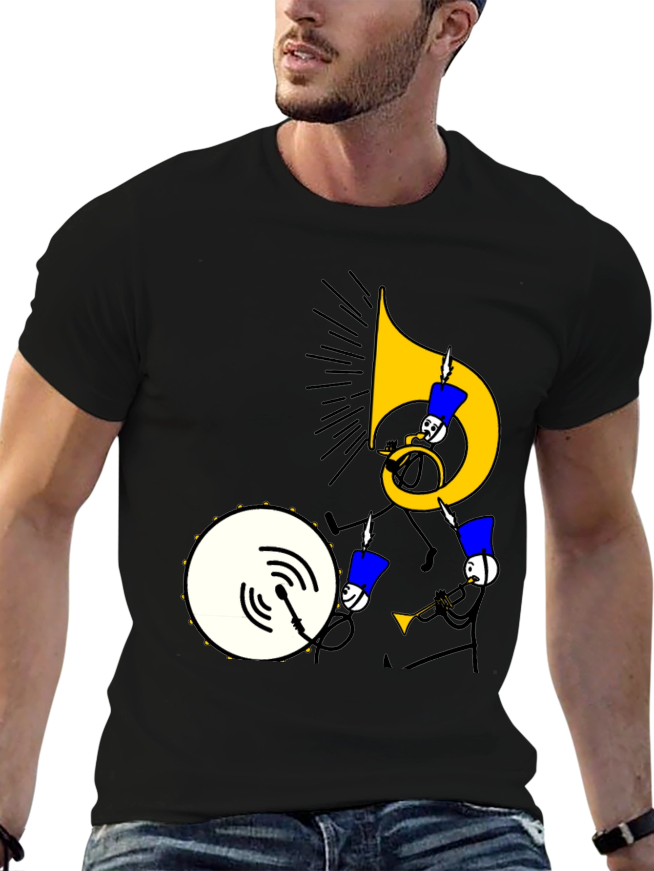 Musical Marching Band Graphic Tee
