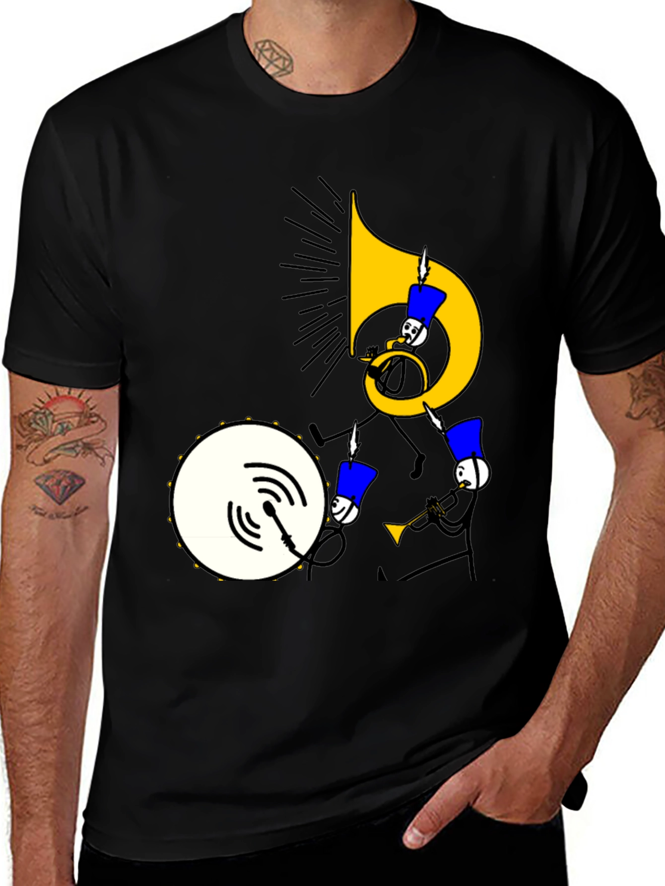 Musical Marching Band Graphic Tee