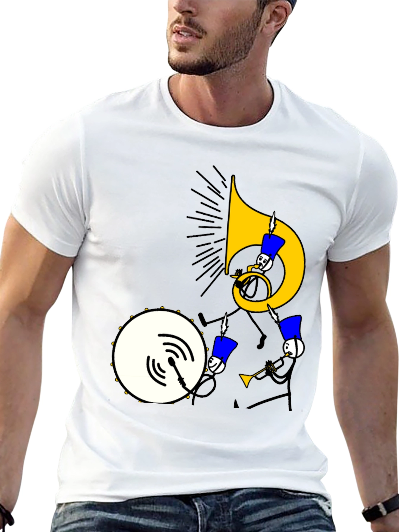 Musical Marching Band Graphic Tee