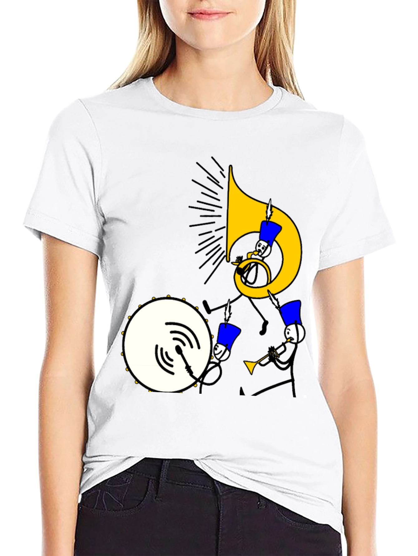 Musical Marching Band Graphic Tee