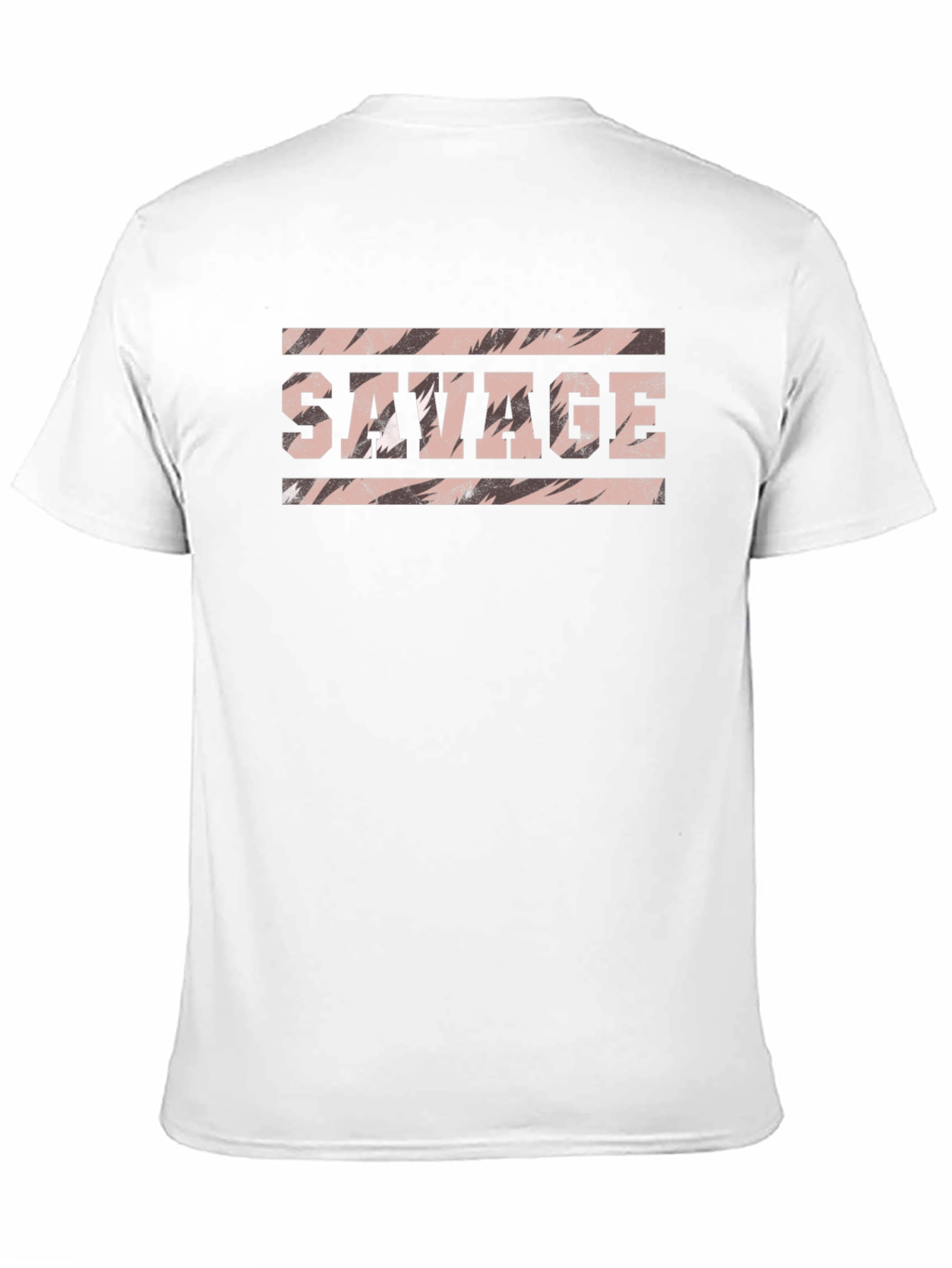 Savage Graphic Print Mens Black T-Shirt