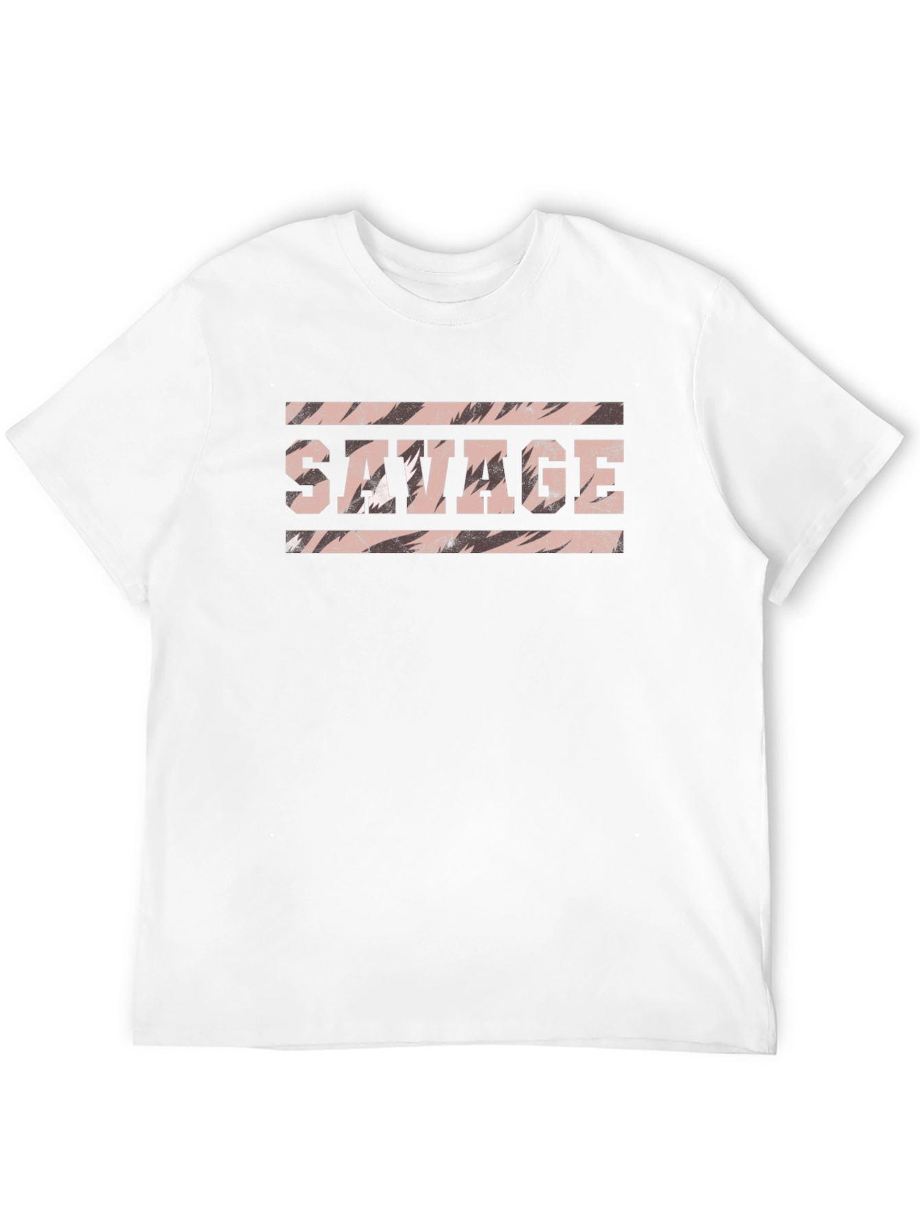 Savage Graphic Print Mens Black T-Shirt