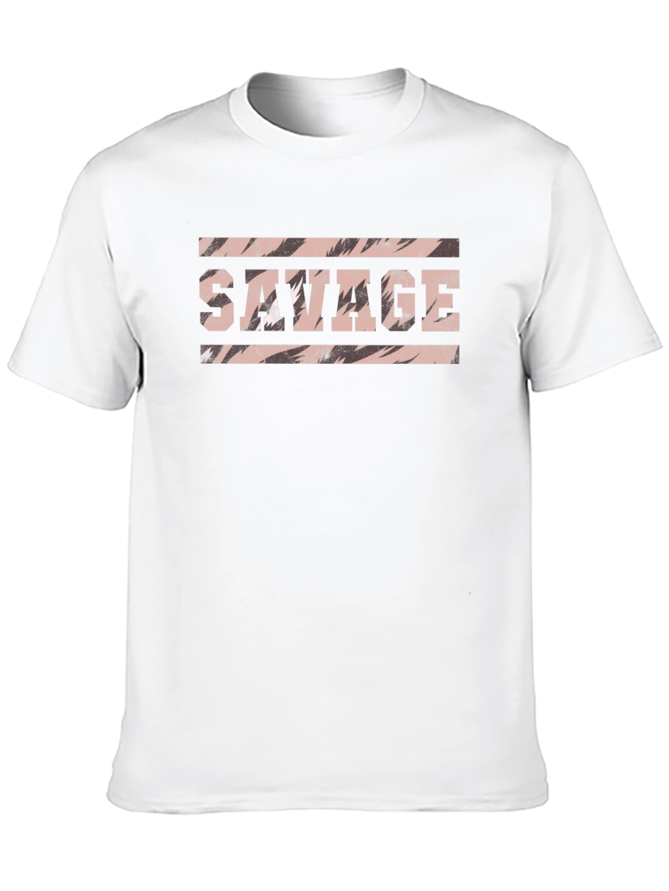 Savage Graphic Print Mens Black T-Shirt