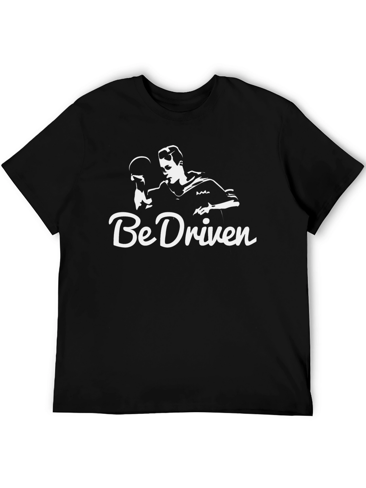 Be Driven Table Tennis Graphic Tee - Black