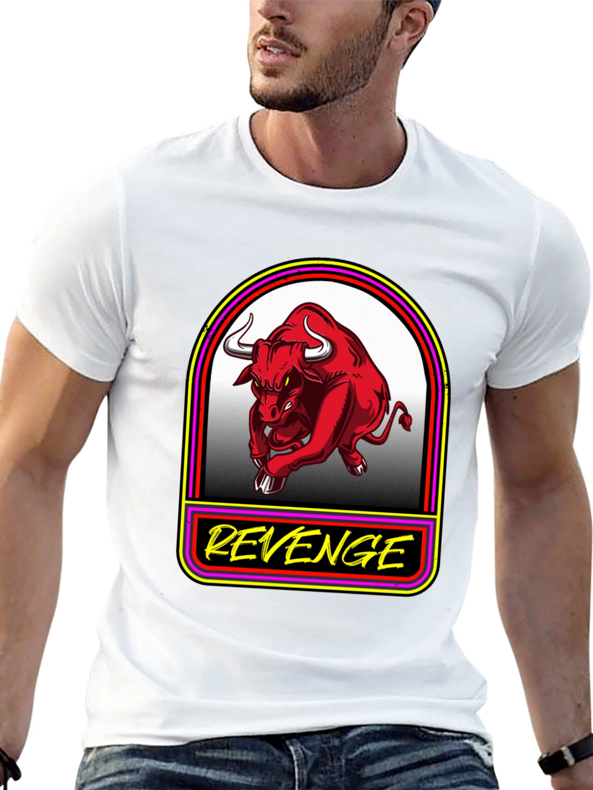 Revenge Graphic Tee - Mens Black T-Shirt
