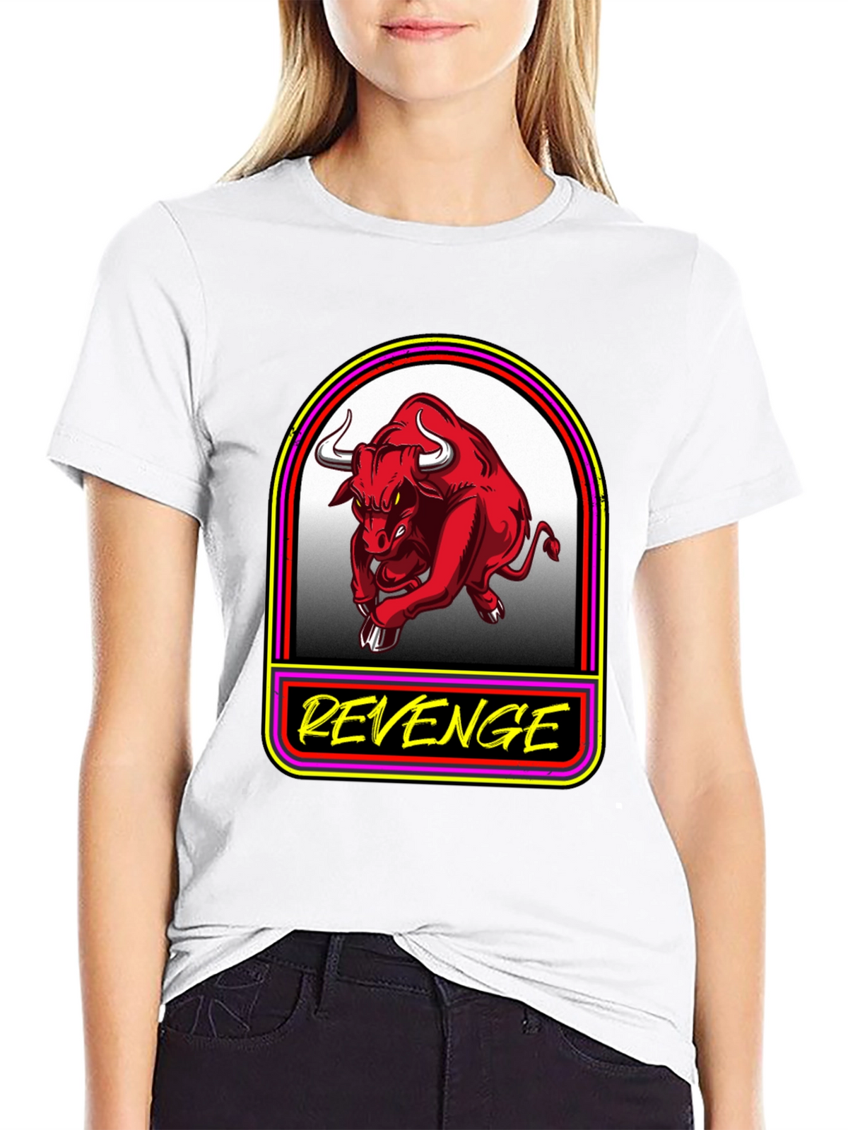 Revenge Graphic Tee - Mens Black T-Shirt