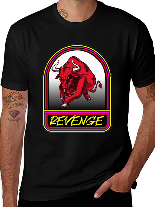 Revenge Graphic Tee - Mens Black T-Shirt