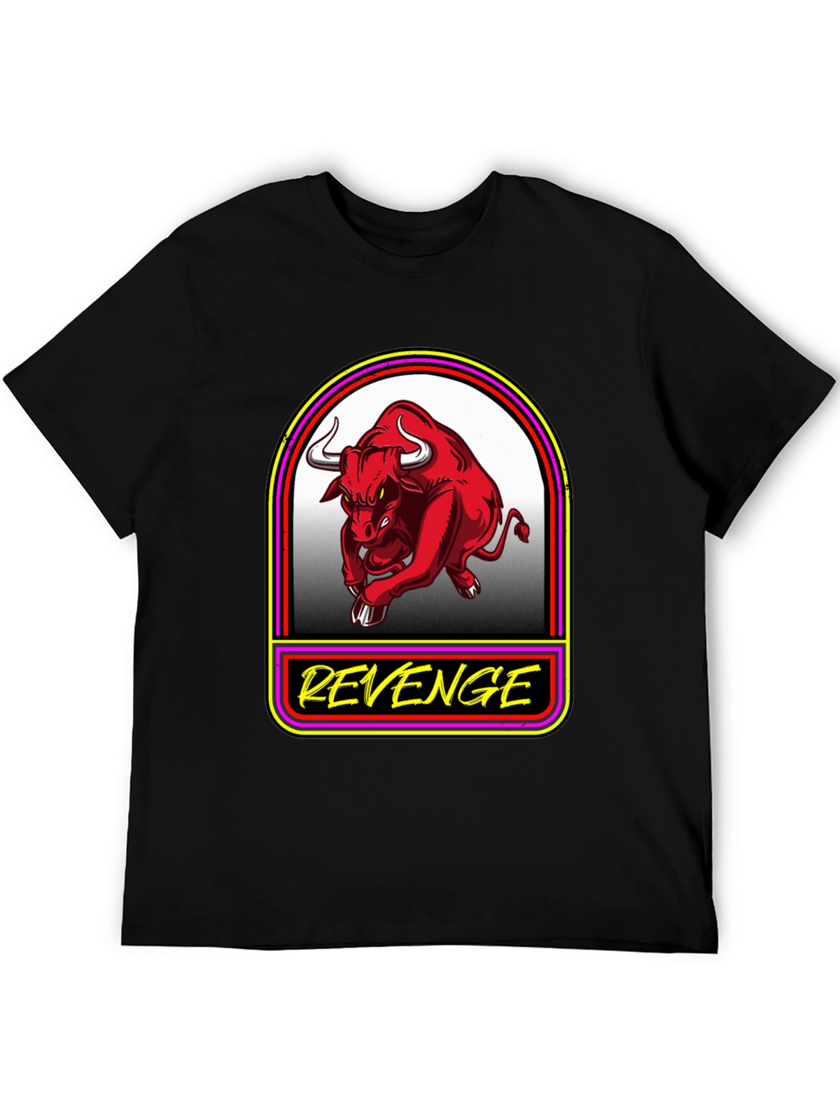 Revenge Graphic Tee - Mens Black T-Shirt