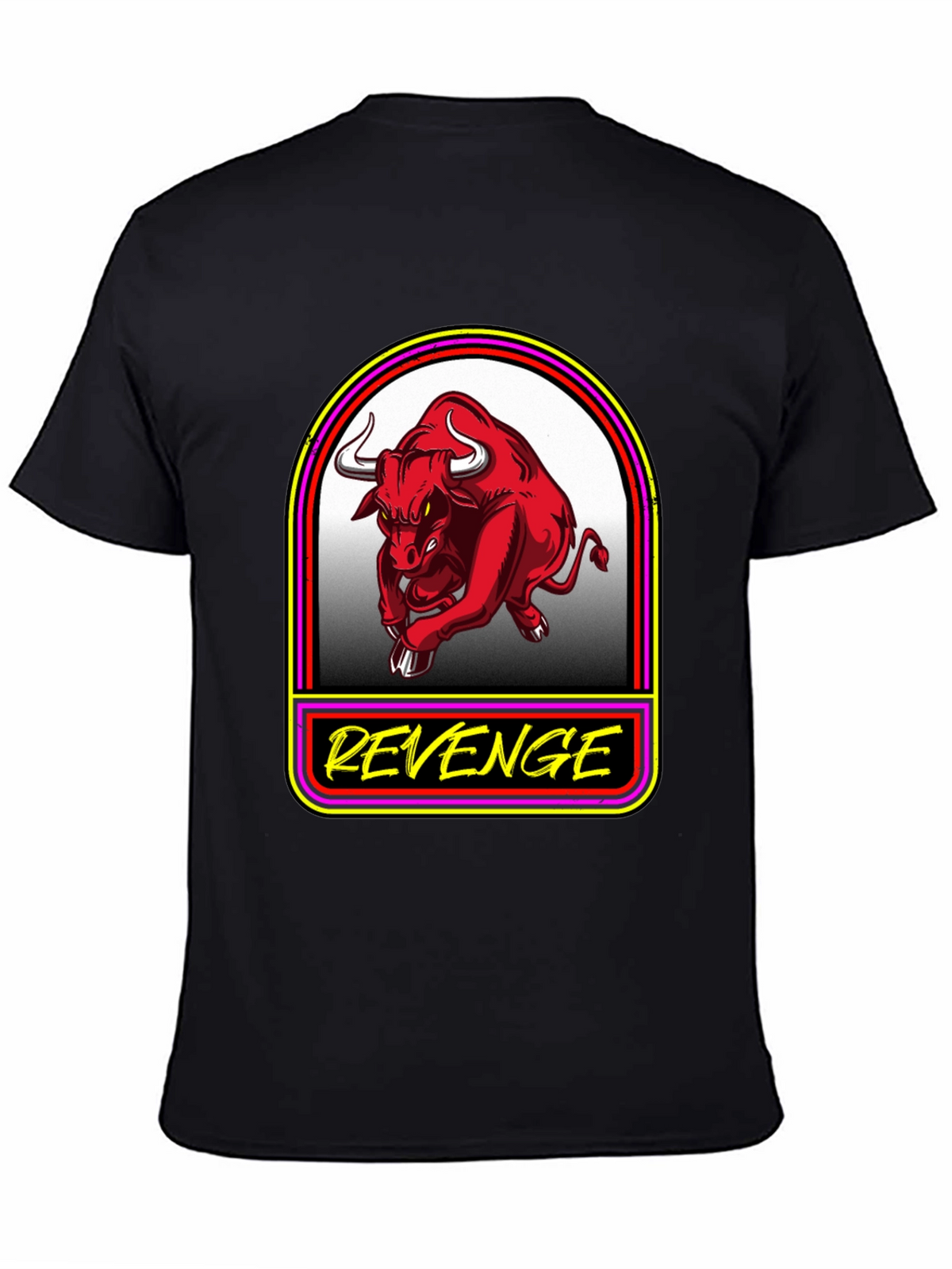 Revenge Graphic Tee - Mens Black T-Shirt