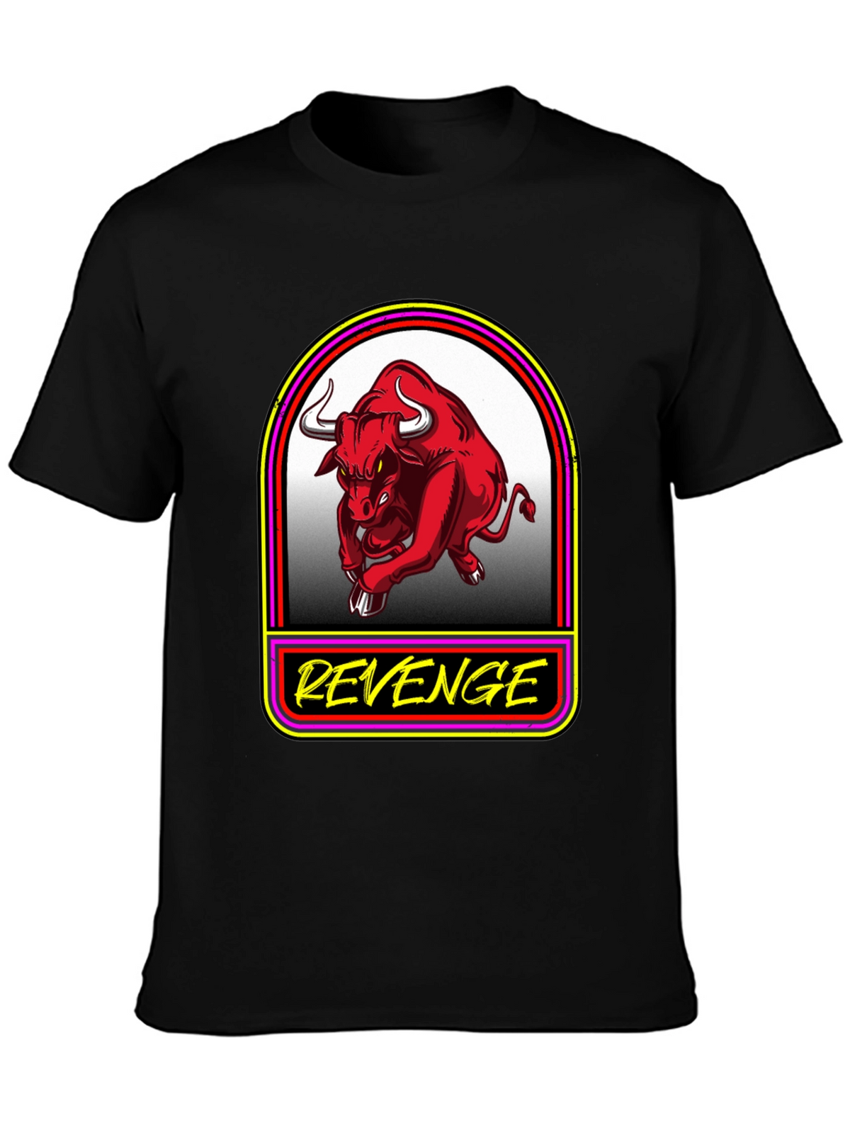 Revenge Graphic Tee - Mens Black T-Shirt