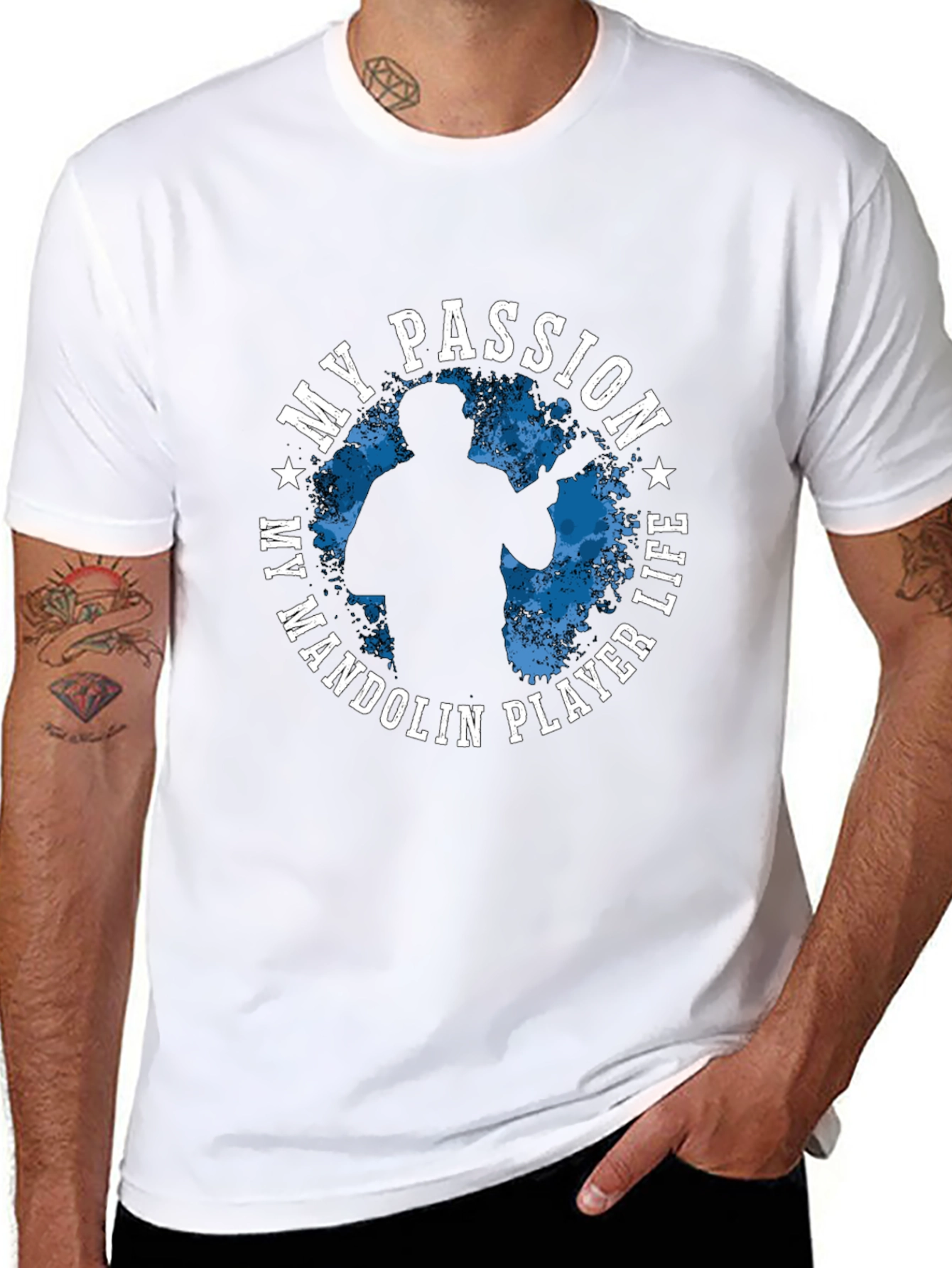 My Passion Mandolin Player Life Graphic T-Shirt