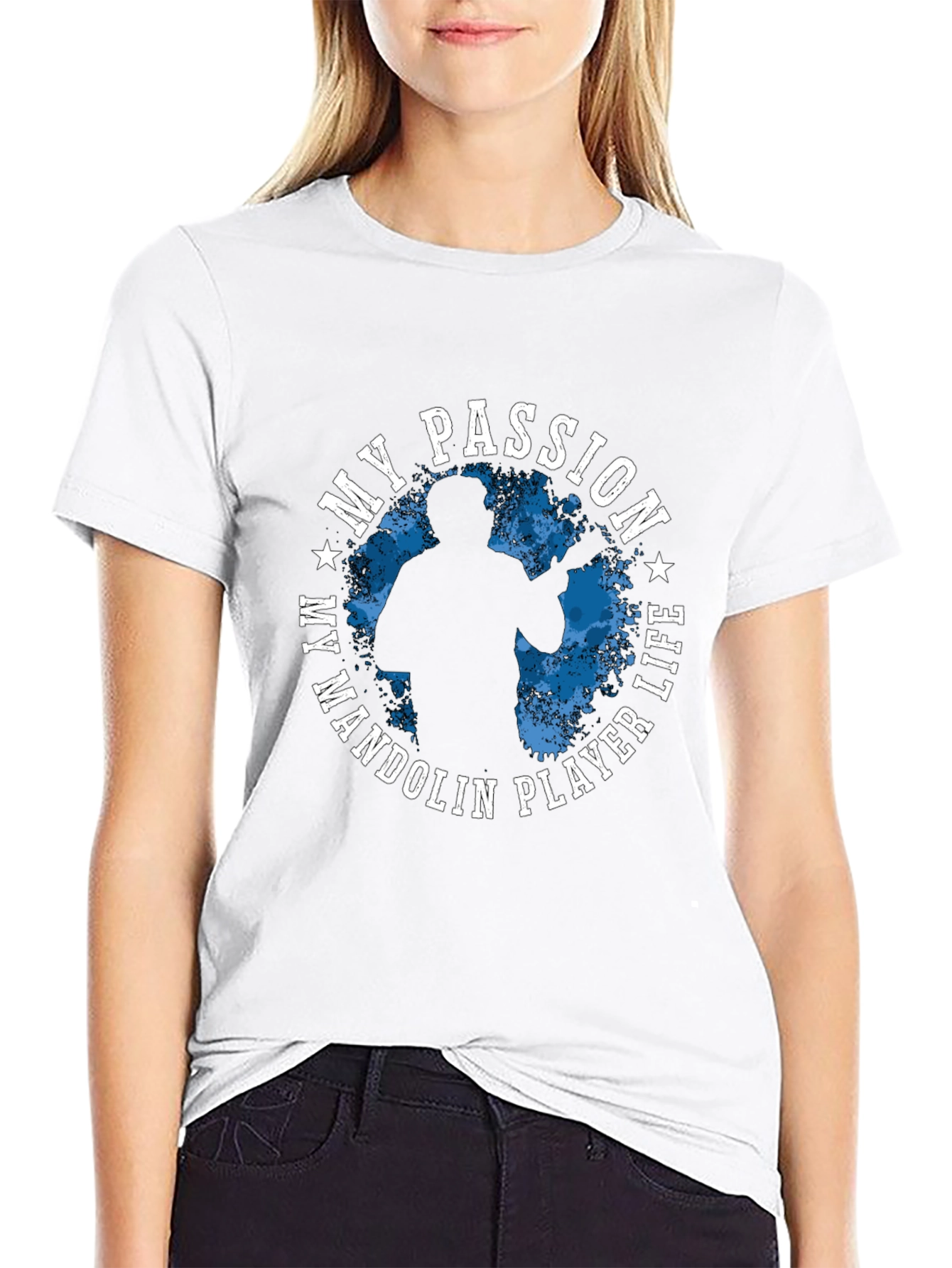 My Passion Mandolin Player Life Graphic T-Shirt