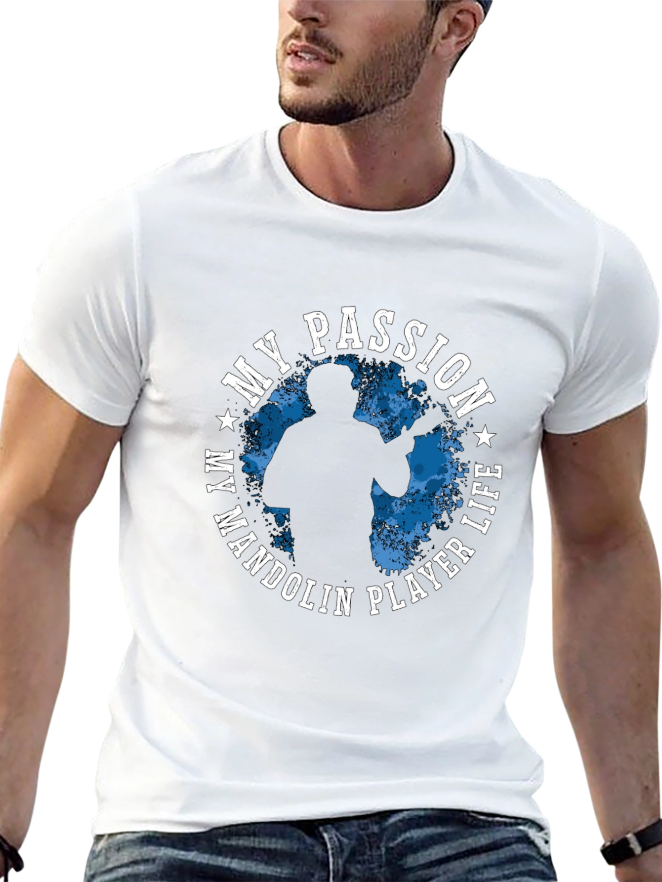 My Passion Mandolin Player Life Graphic T-Shirt