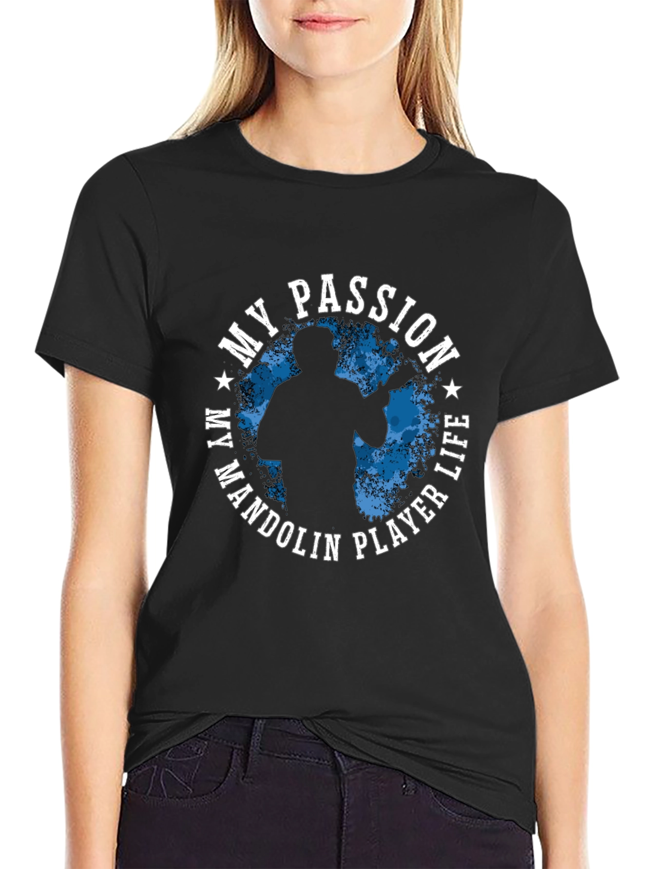 My Passion Mandolin Player Life Graphic T-Shirt