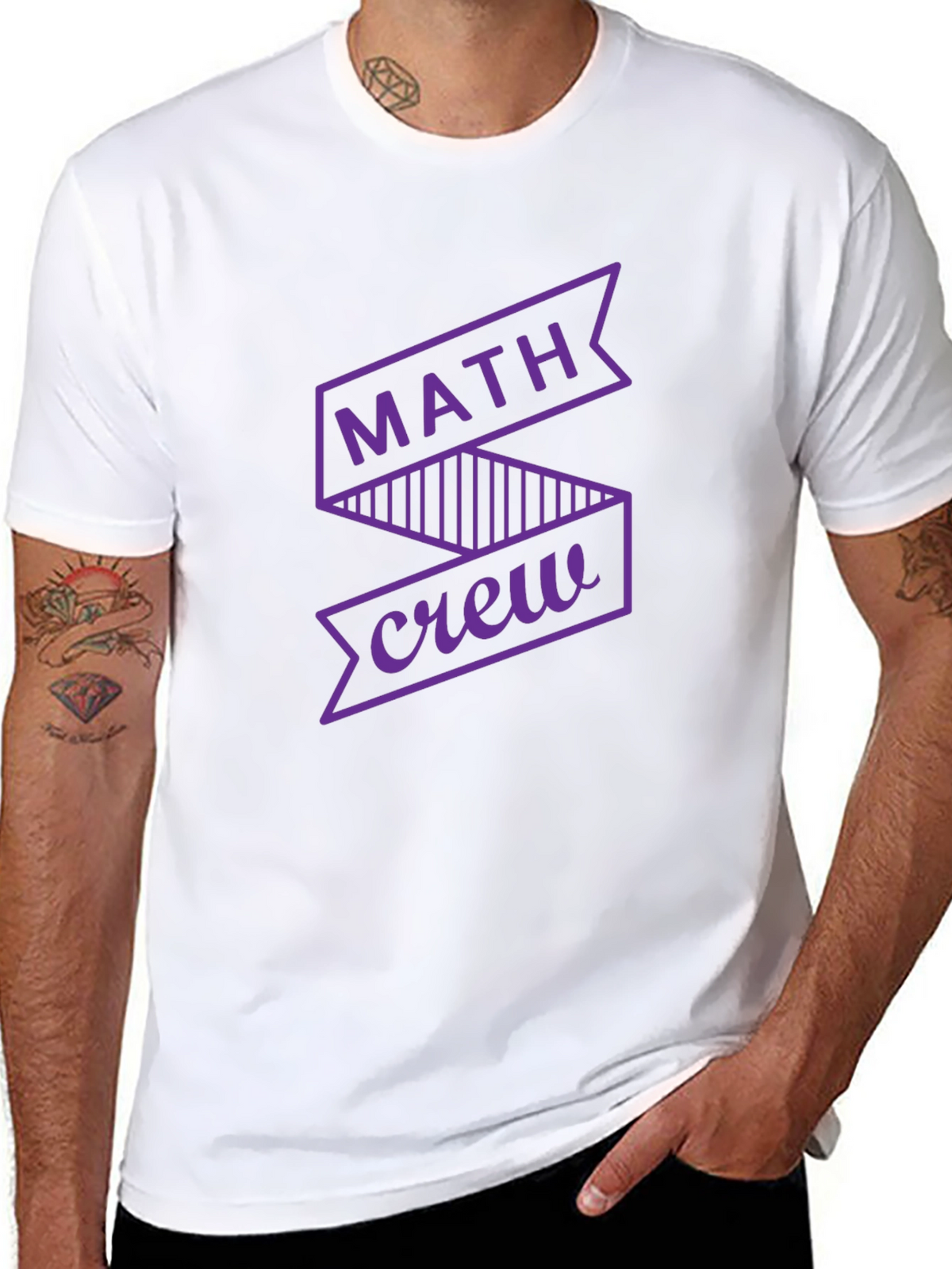 Math Crew Graphic Tee - Black