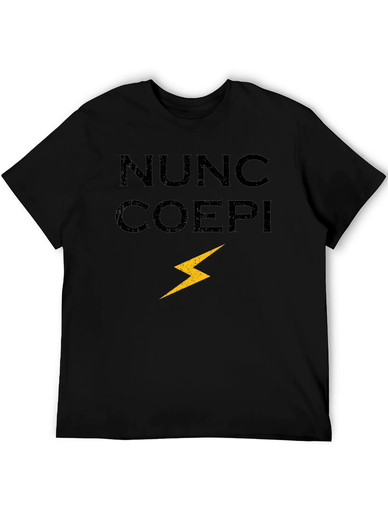 Nunc Coepi Bolt Graphic Tee - Black