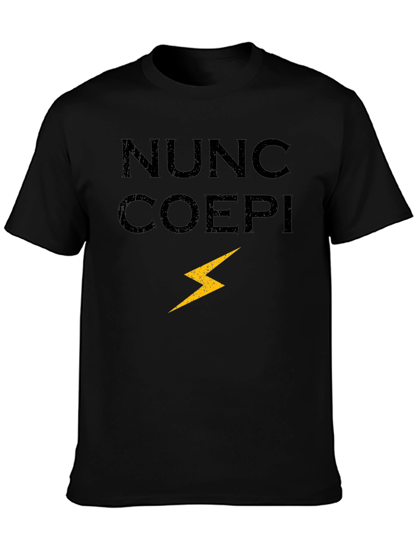 Nunc Coepi Bolt Graphic Tee - Black