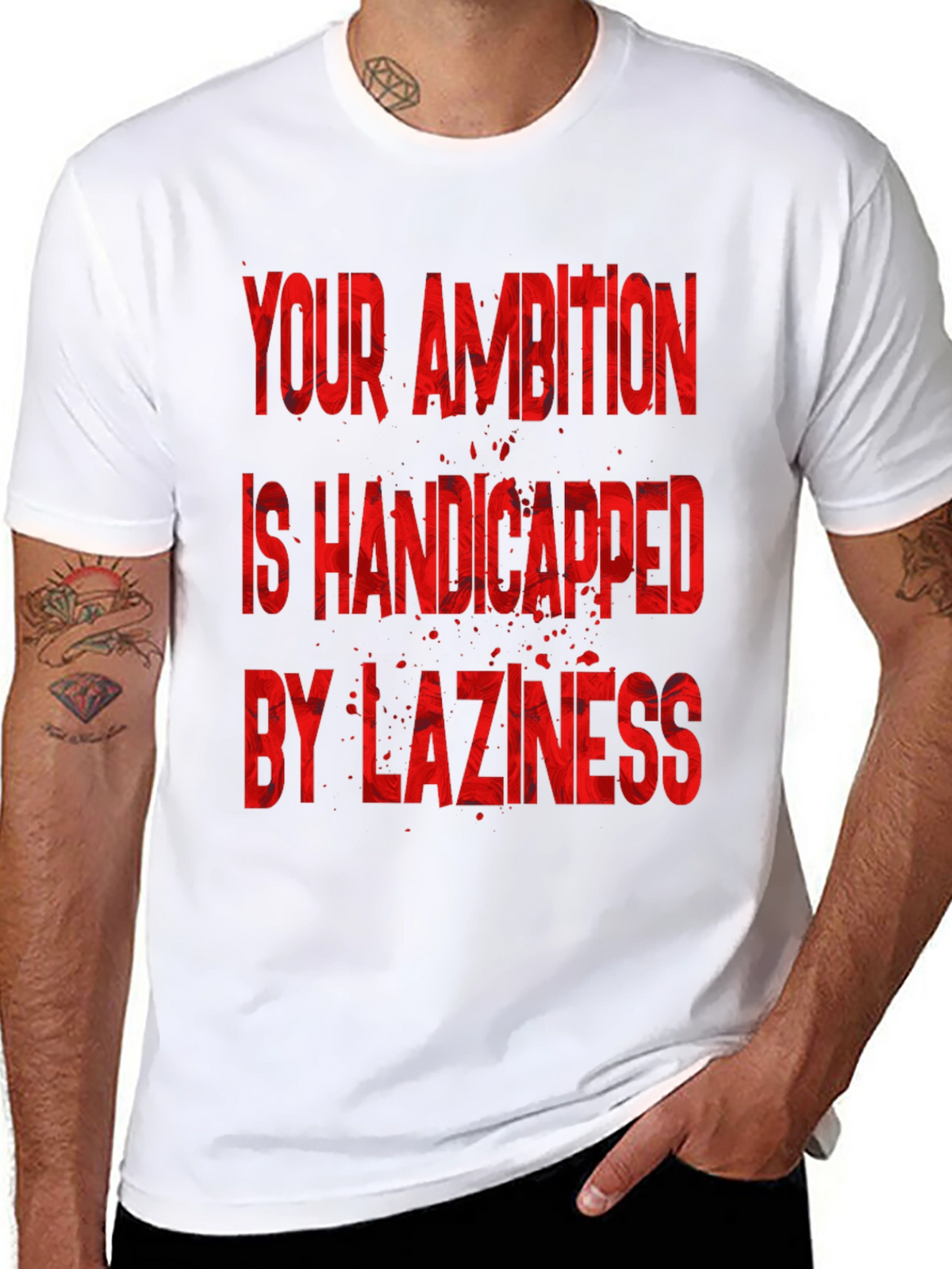 Motivational T-Shirt: Ambition & Laziness