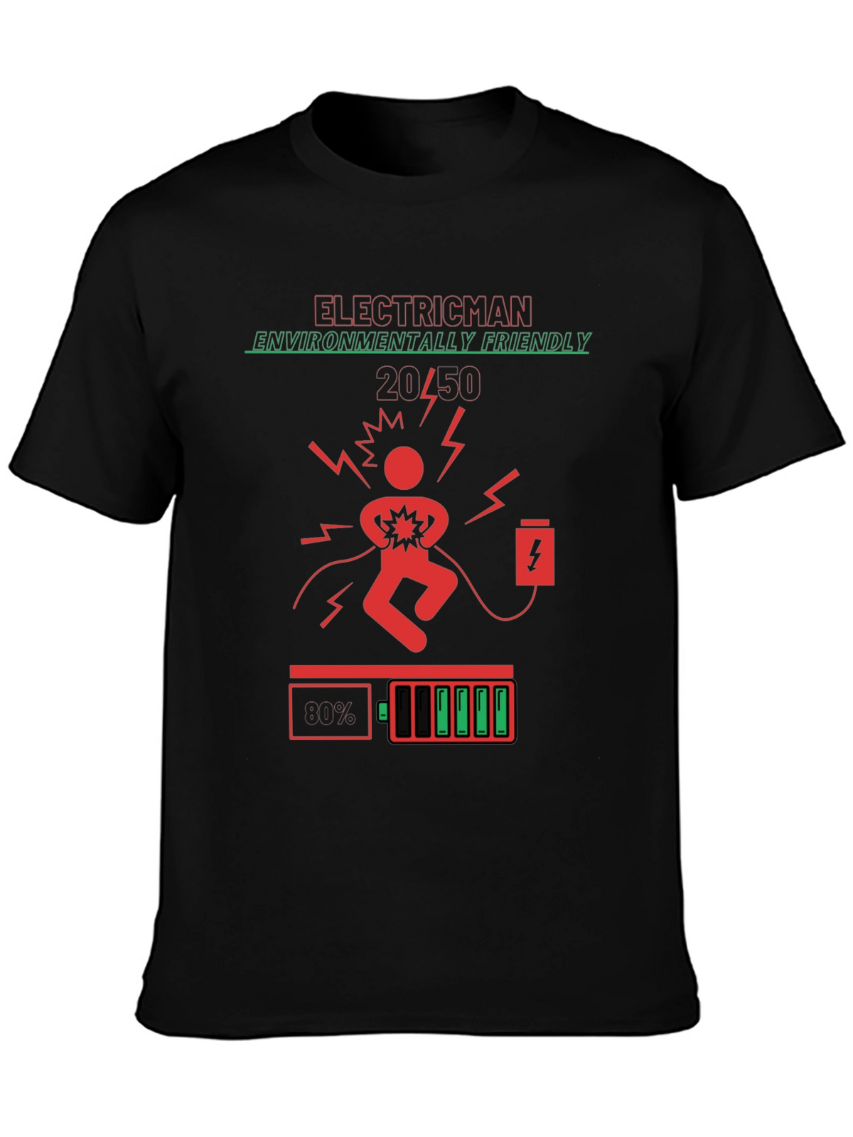 Electricman Environmentally Friendly Graphic Tee