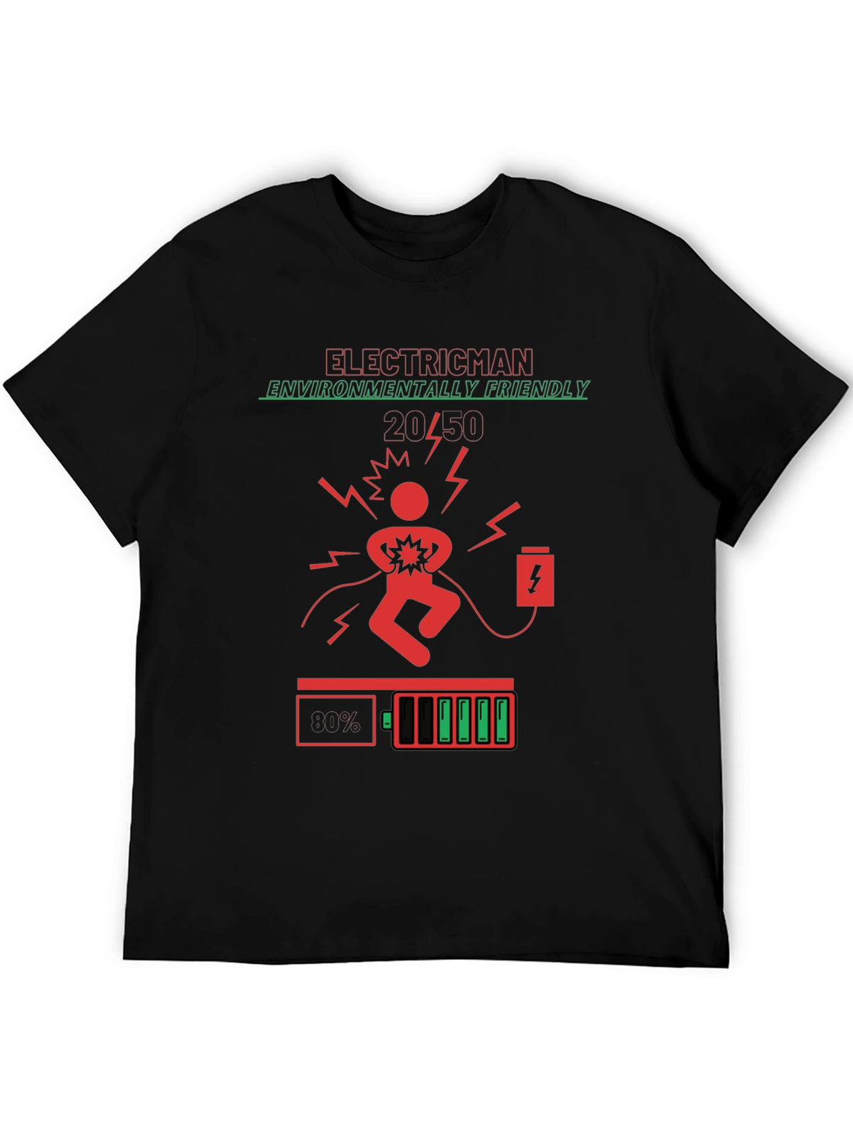 Electricman Environmentally Friendly Graphic Tee