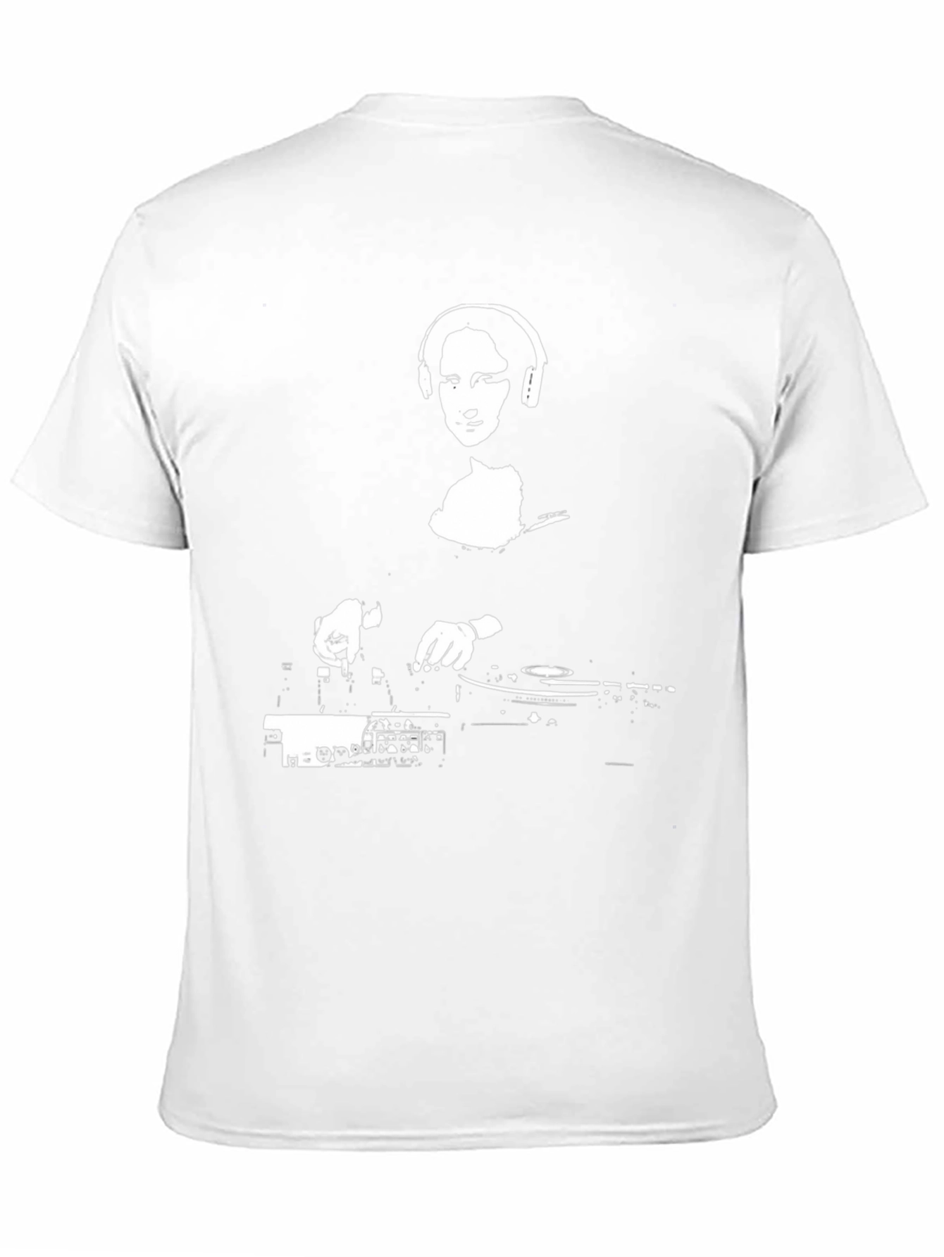 DJ Mona Lisa Black T-Shirt - Cool Music Tee