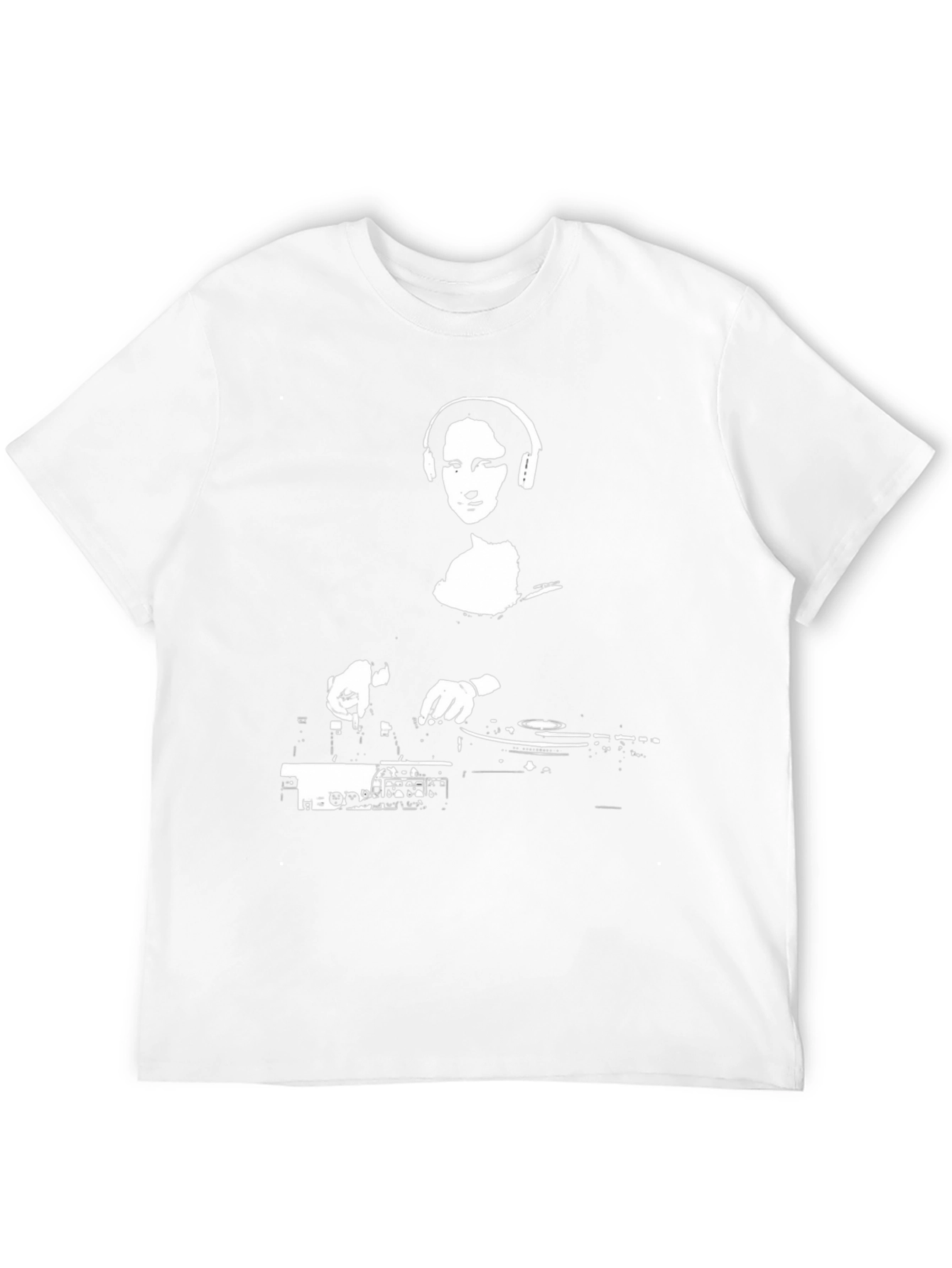 DJ Mona Lisa Black T-Shirt - Cool Music Tee