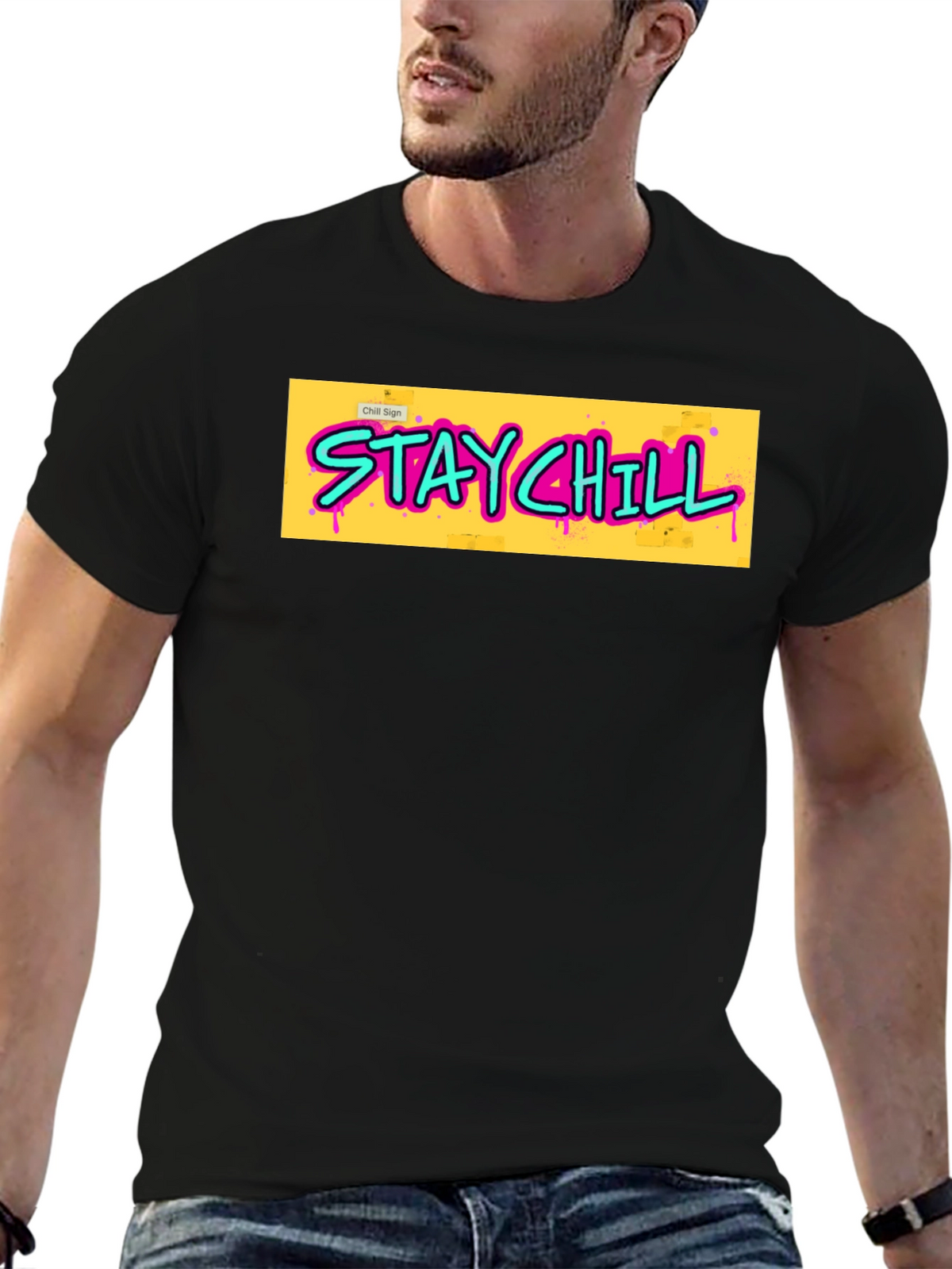 Stay Chill Graphic T-Shirt - Relaxed Style