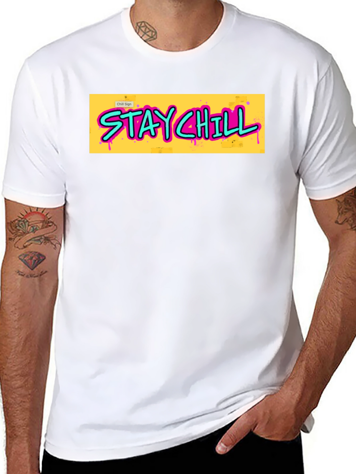 Stay Chill Graphic T-Shirt - Relaxed Style